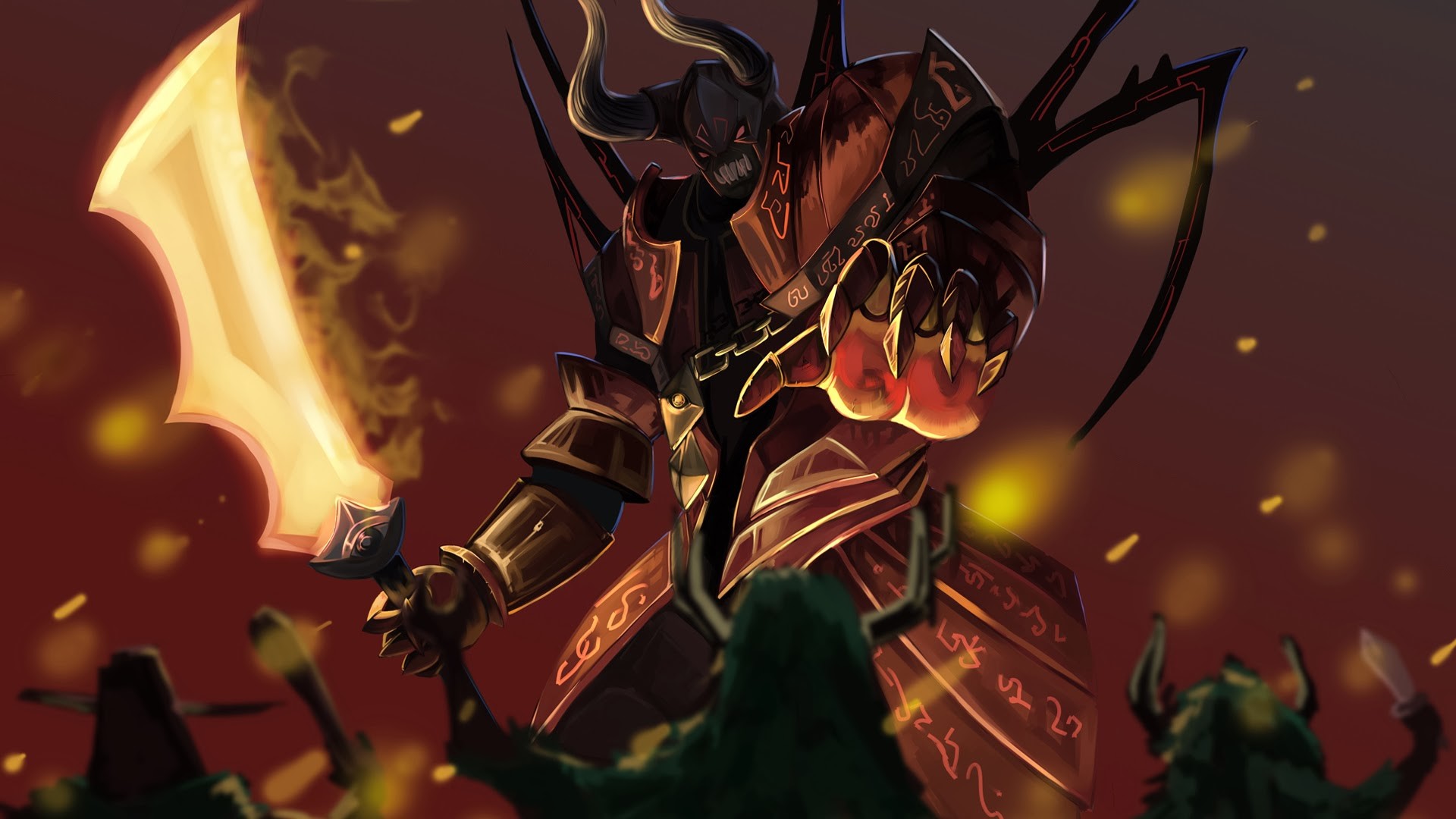 1920x1080 Angry Doom Wallpaper, more: http://dota2walls.com/doom/angry-doom | Dota 2  Wallpapers | Pinterest | Wallpaper, Game concept art and Game concept