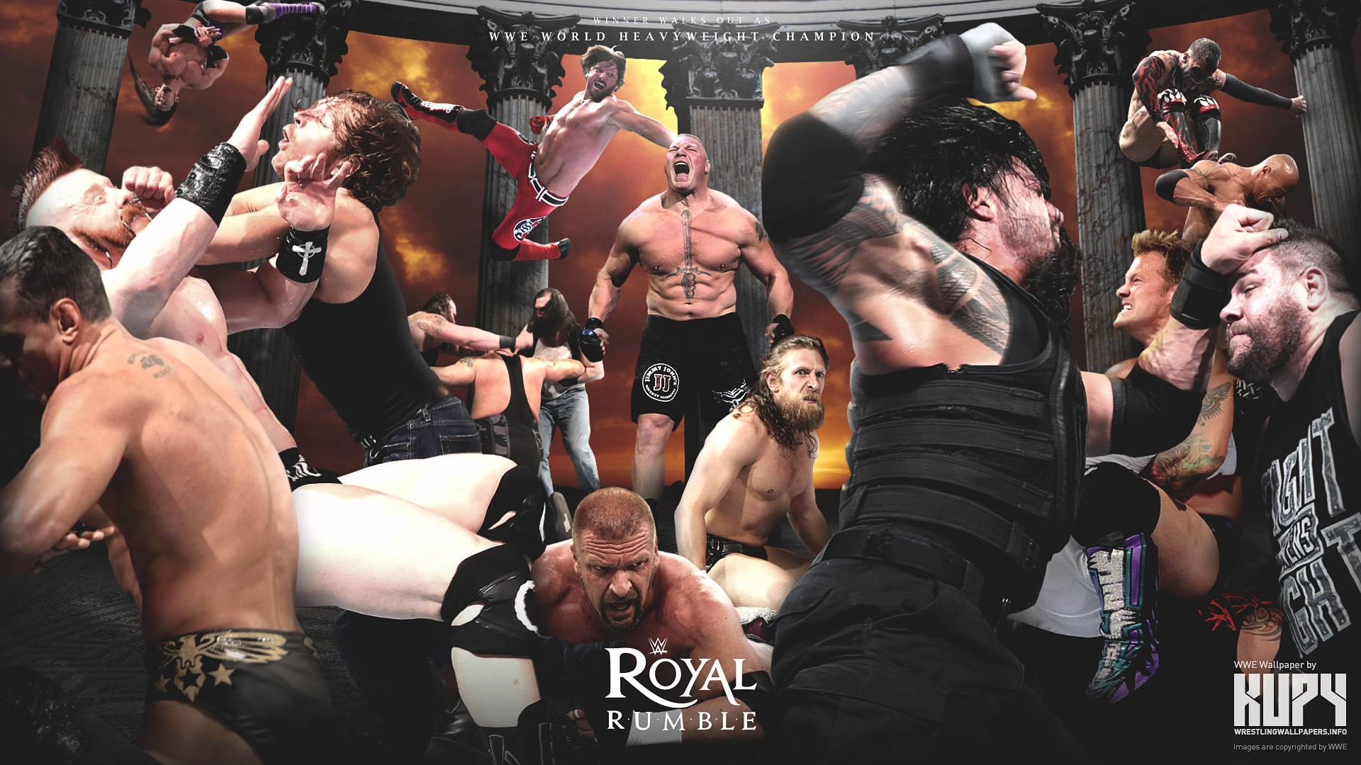 1920x1080 KupyWrestlingWallpapers.info - 2016 WWE Royal Rumble wallpaper - YouTube
