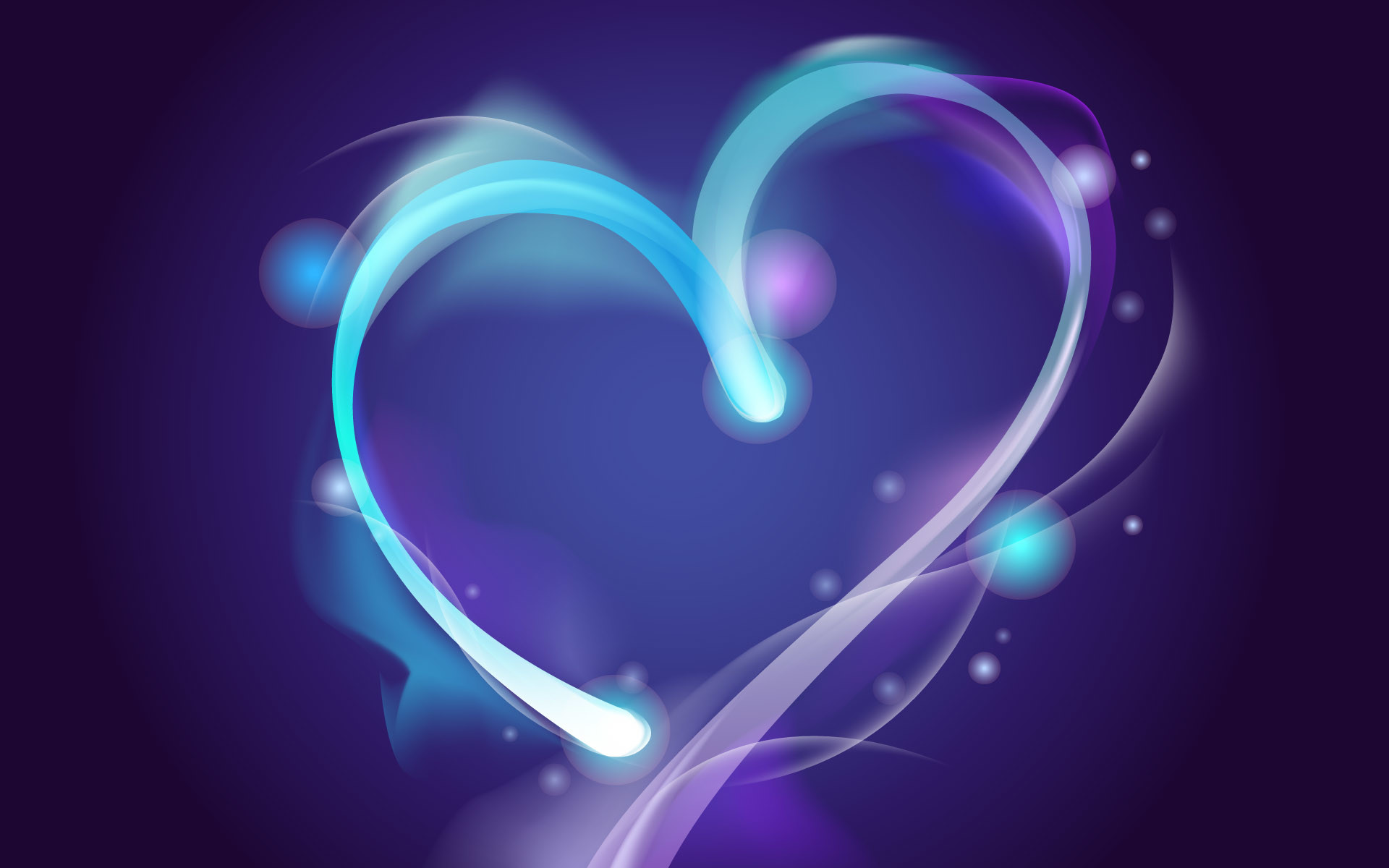 1920x1200 Blue and Purple Hearts - Find more Stunning background images for video at  backgroundimages.