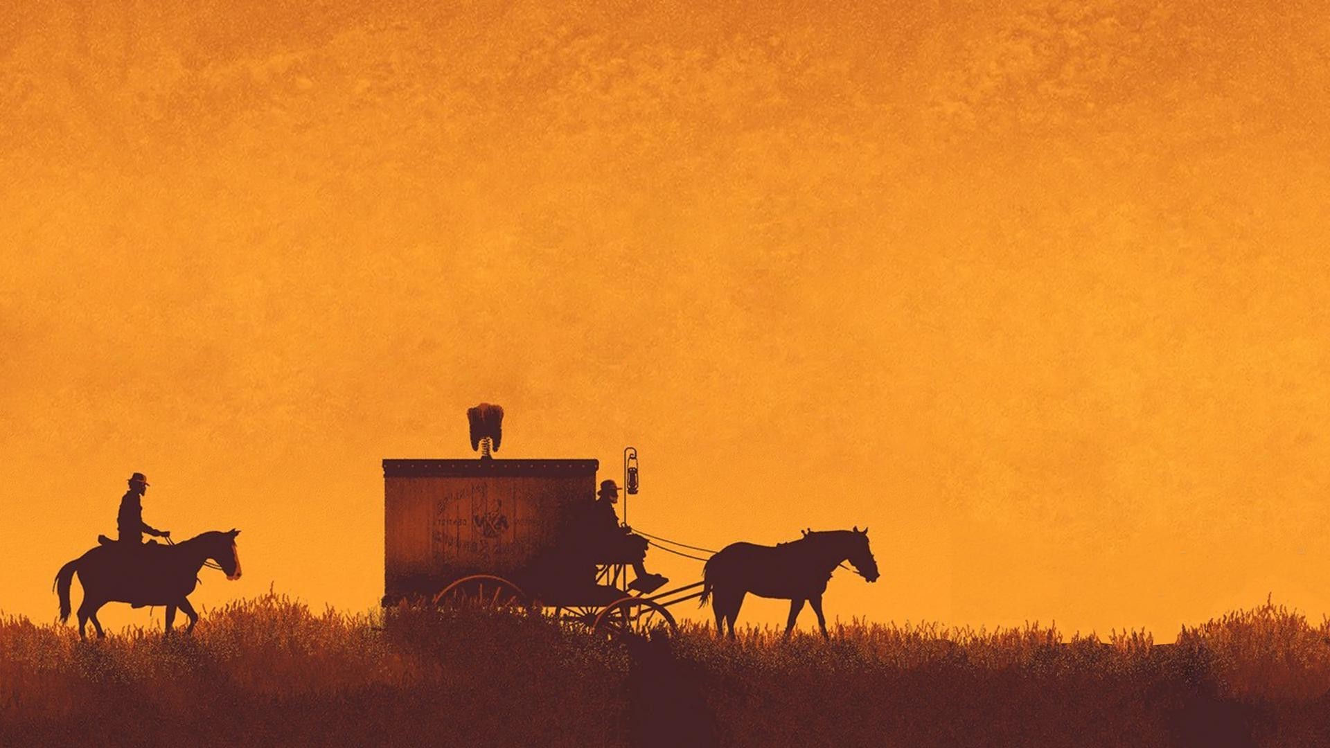 1920x1080 Django Unchained, Quentin Tarantino, Movies, Orange, Horse, Carriage  Wallpapers HD / Desktop and Mobile Backgrounds