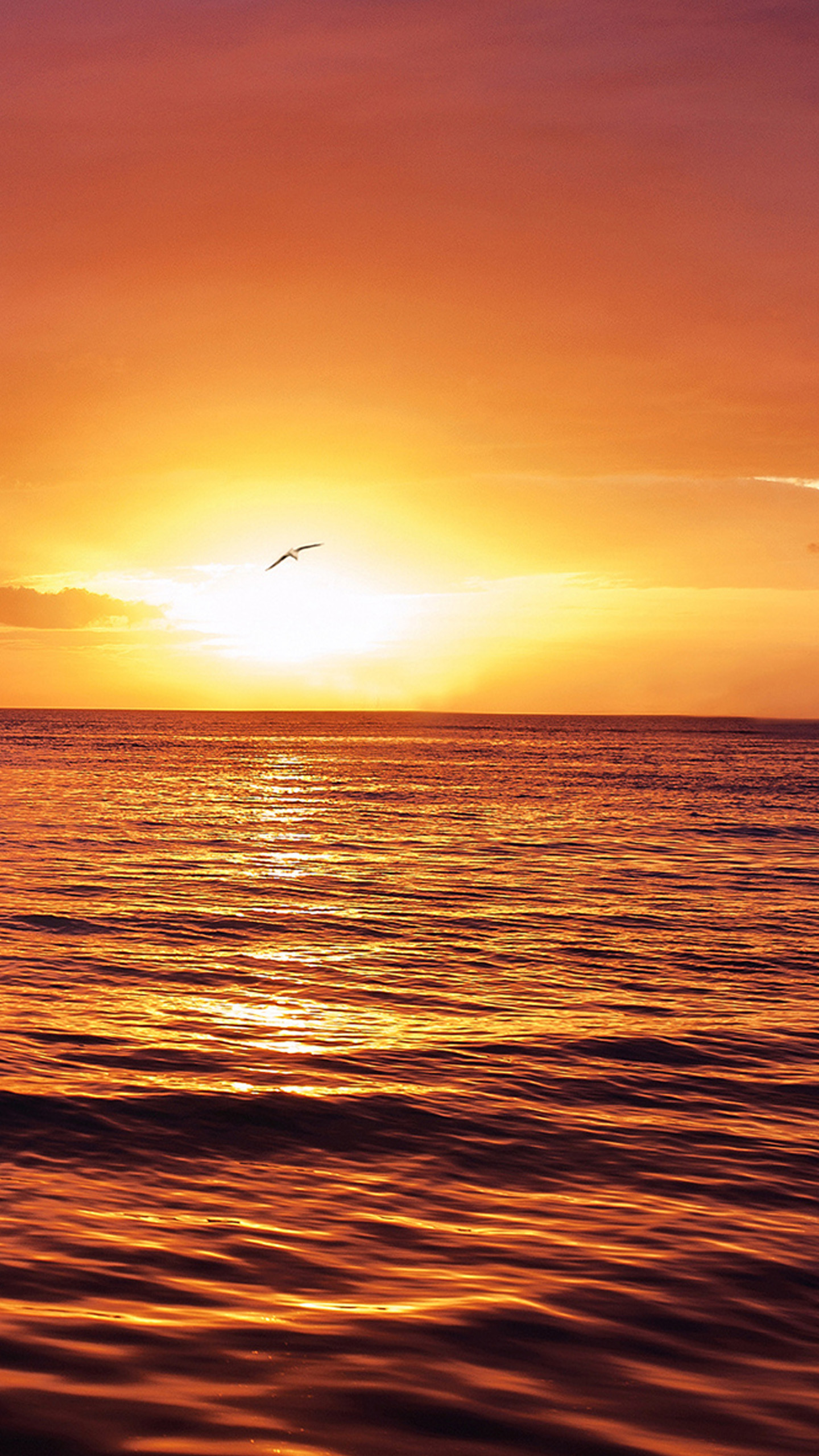 1440x2560 Beautiful ocean sunset 2 Galaxy S7 Wallpaper