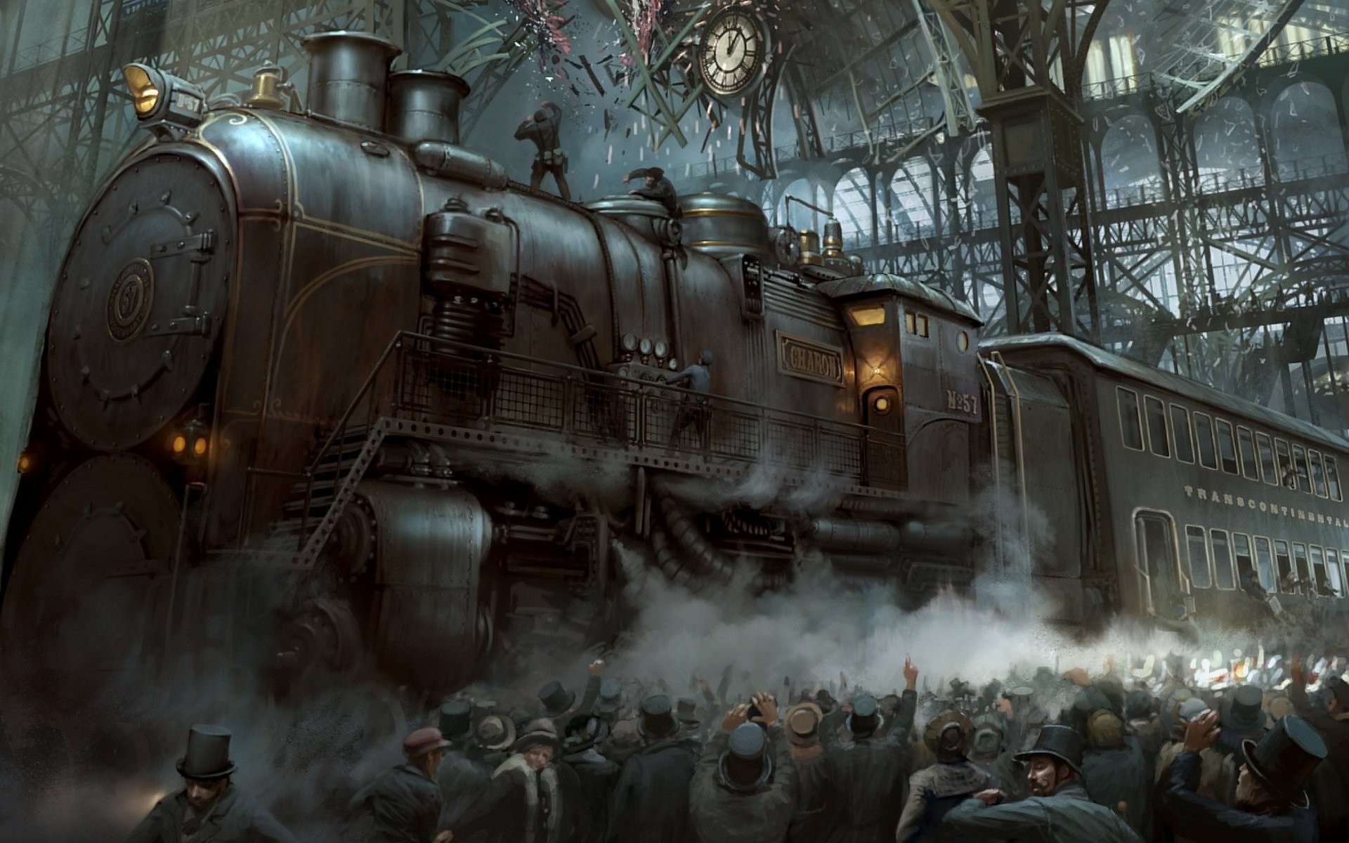 1920x1200 Science-Fiction - Steampunk Zug Wallpaper
