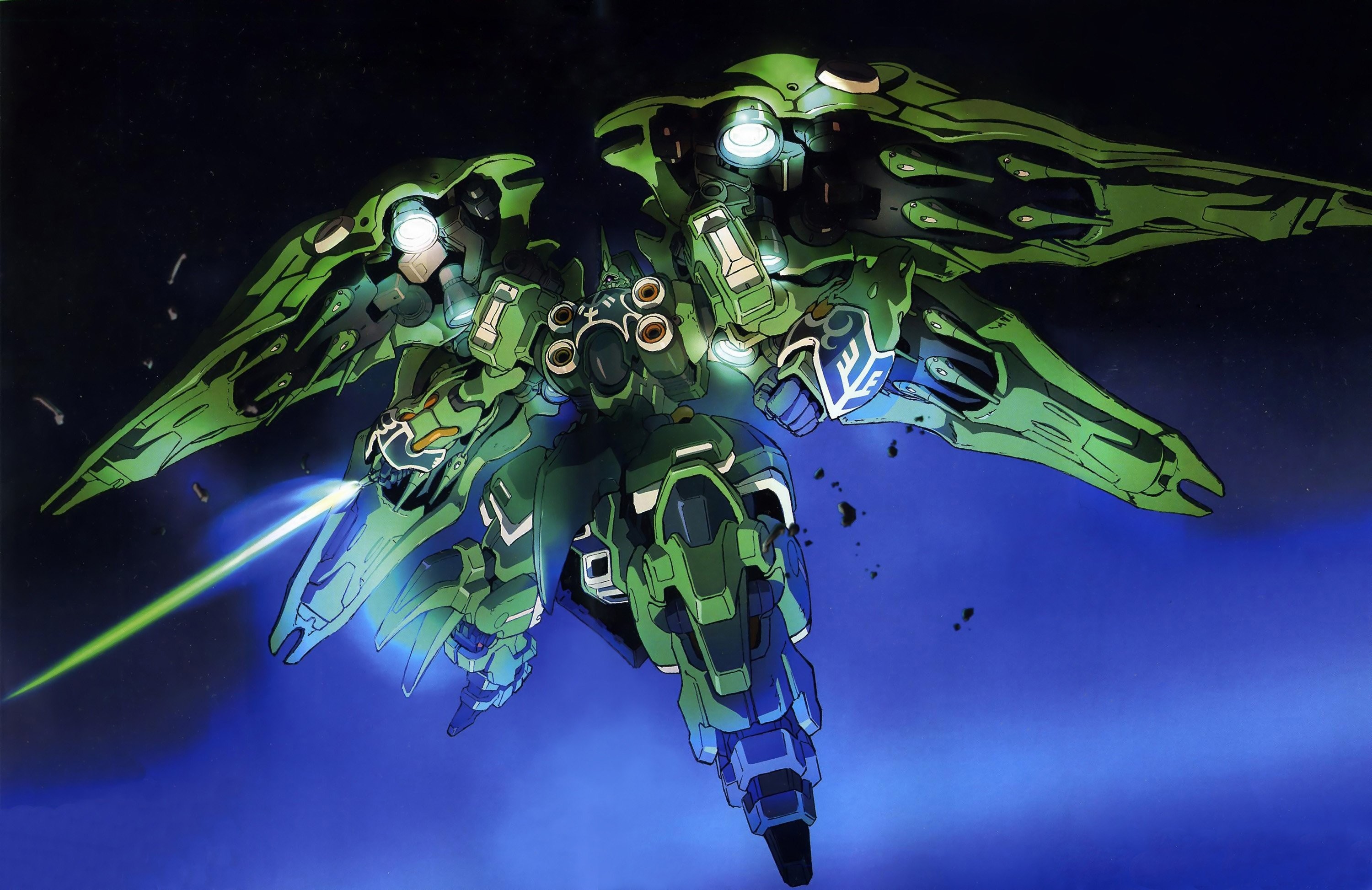 3000x1946 Gundam, Mobile Suit Gundam Unicorn, Kshatriya