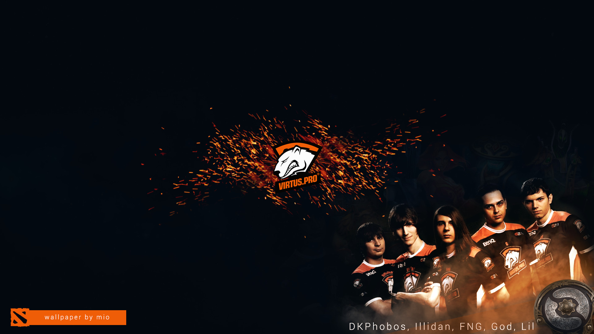 1920x1080 My Friend Mio just made this wallpaper as a tribute to Virtus.Pro for  winning Team Secret