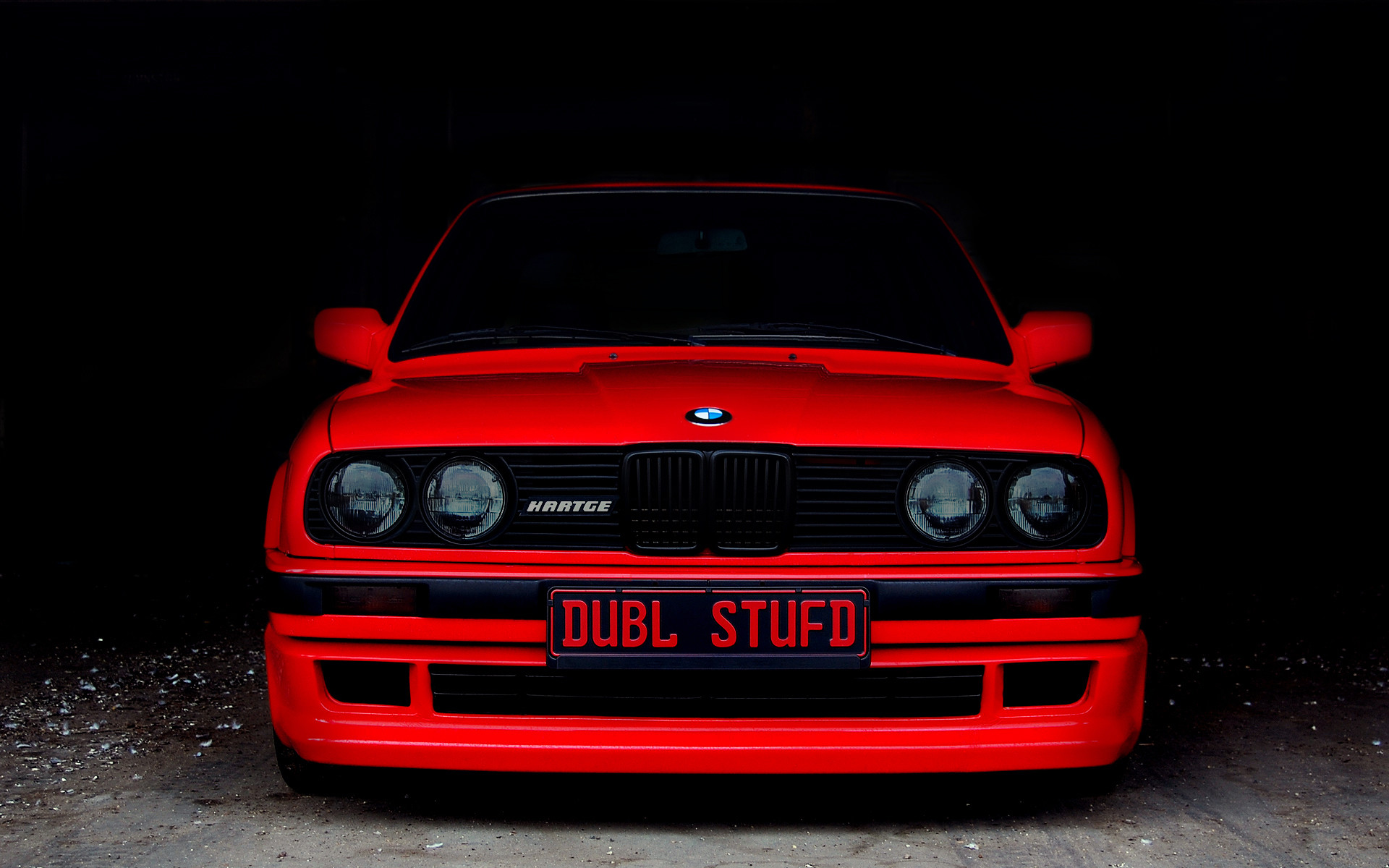 1920x1200 BMW E30 Cars Red Rouge