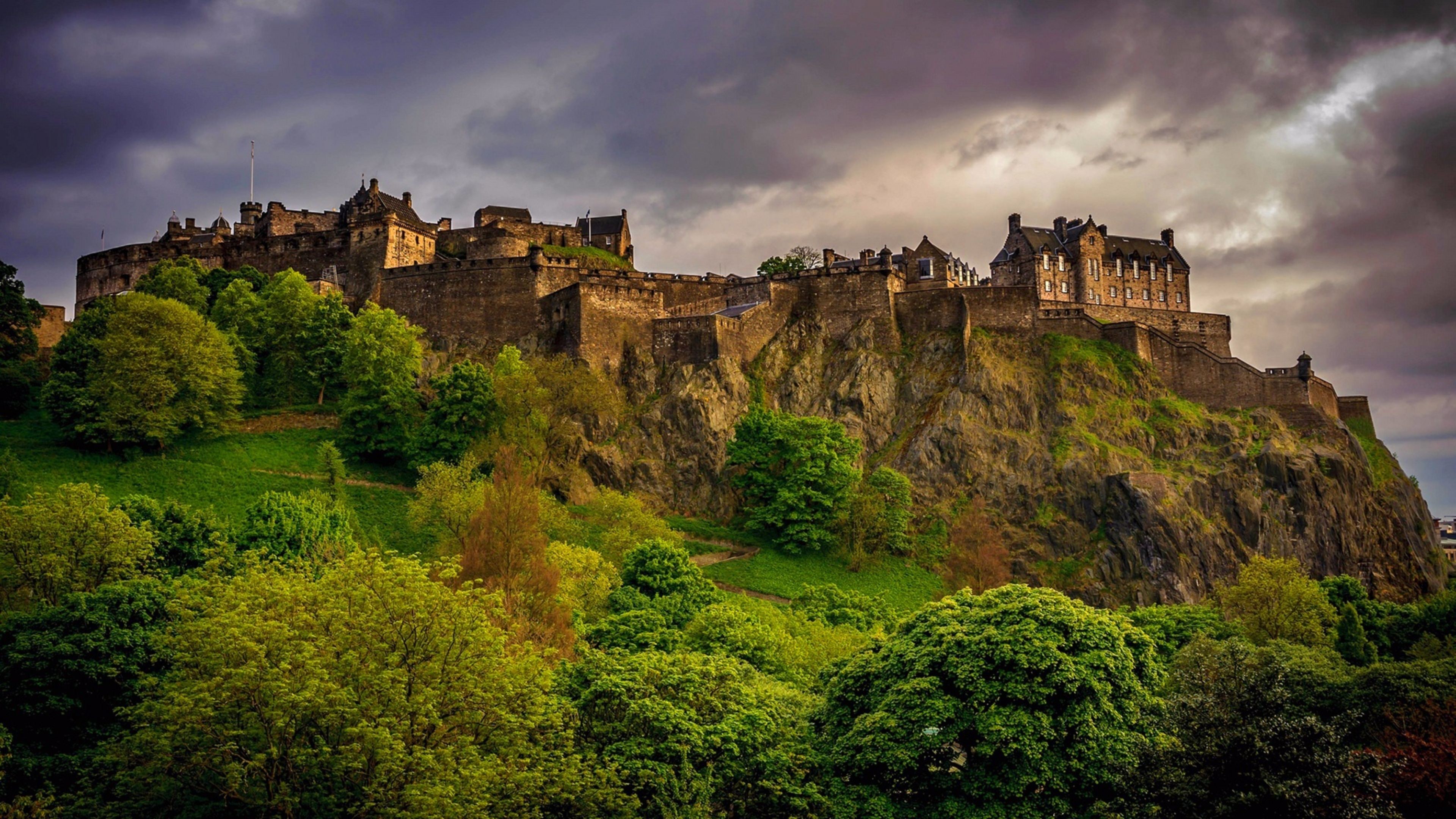 3840x2160 History 4K Edinburgh Scotland Wallpaper