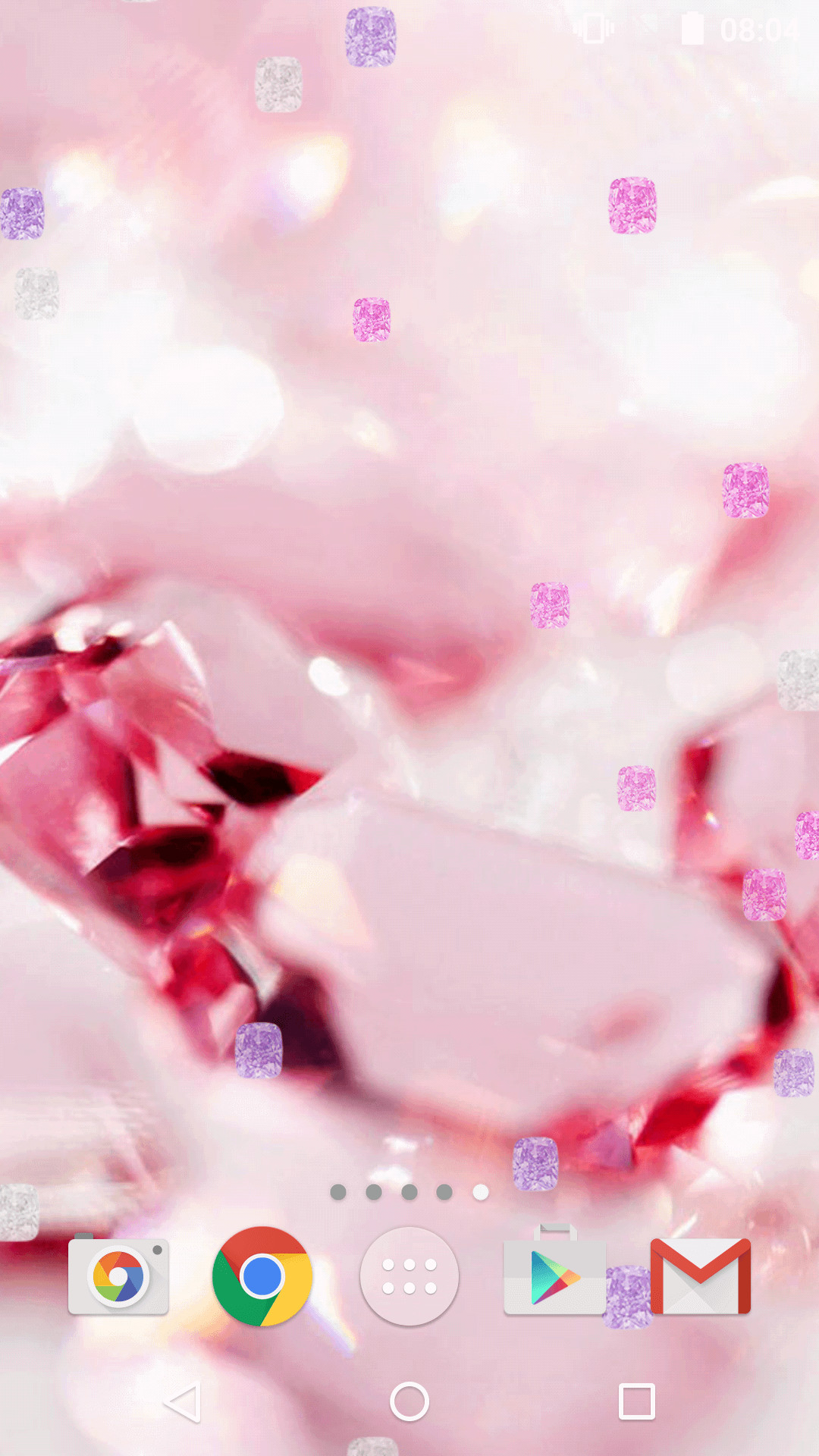 1080x1920 Pink Diamond Live Wallpaper