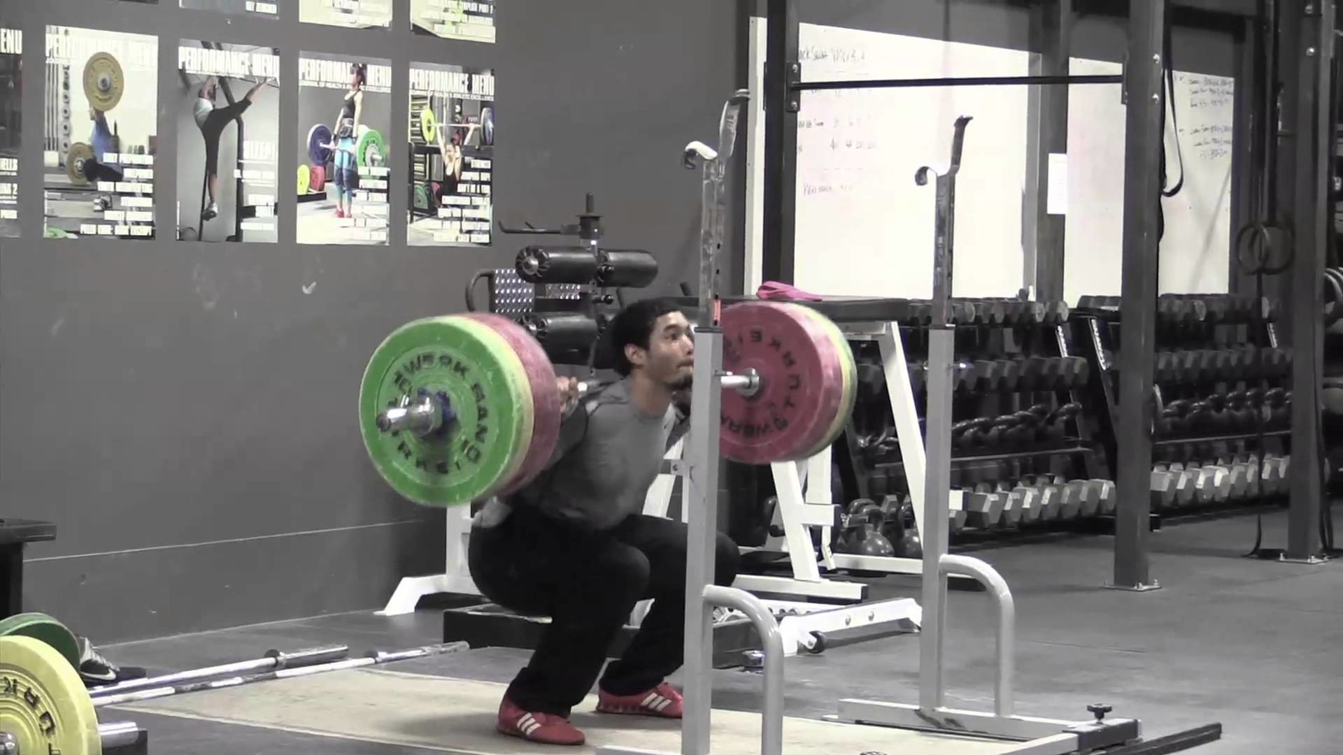 1920x1080 Olympic Weightlifting 1-19-15 - Halting Snatch Deadlift on Riser, Power  Snatch, Hang Snatch