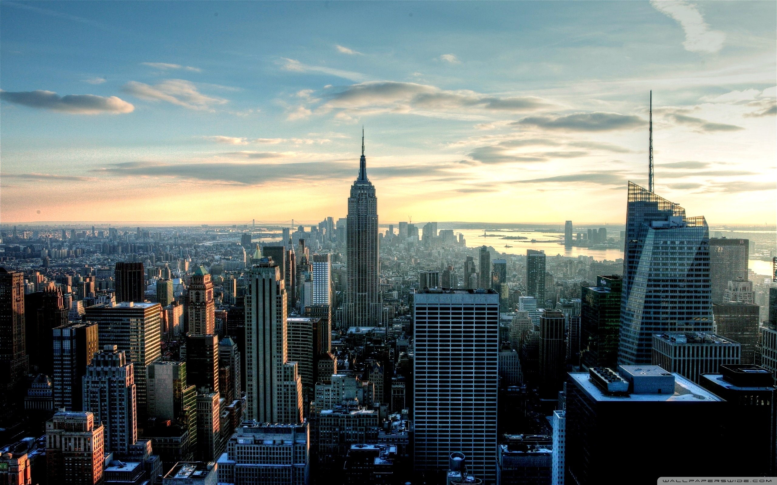 2560x1600 New york view. . Night Wallpaper