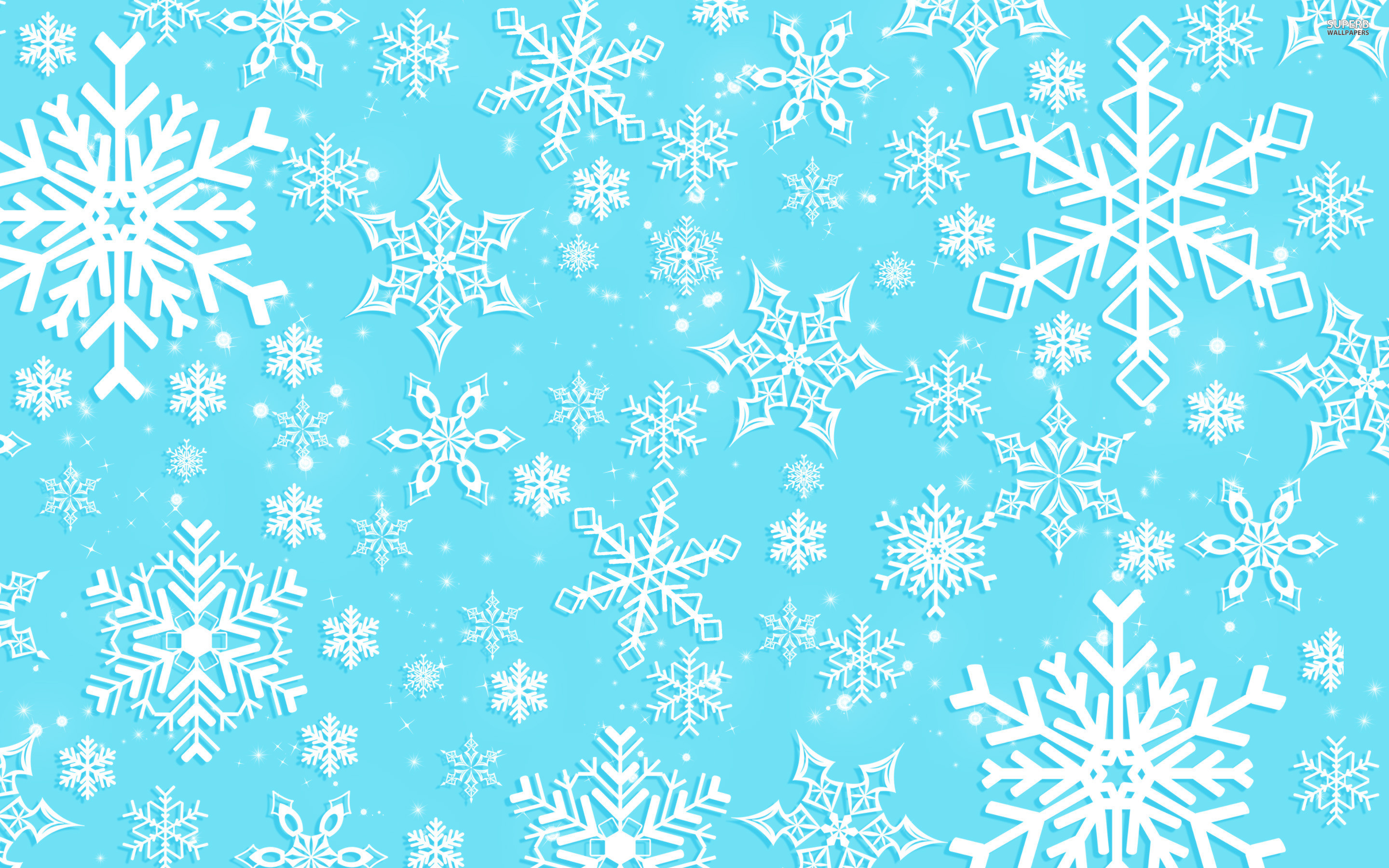 2880x1800 Snowflakes Texture HD desktop wallpaper : High Definition : Mobile ...