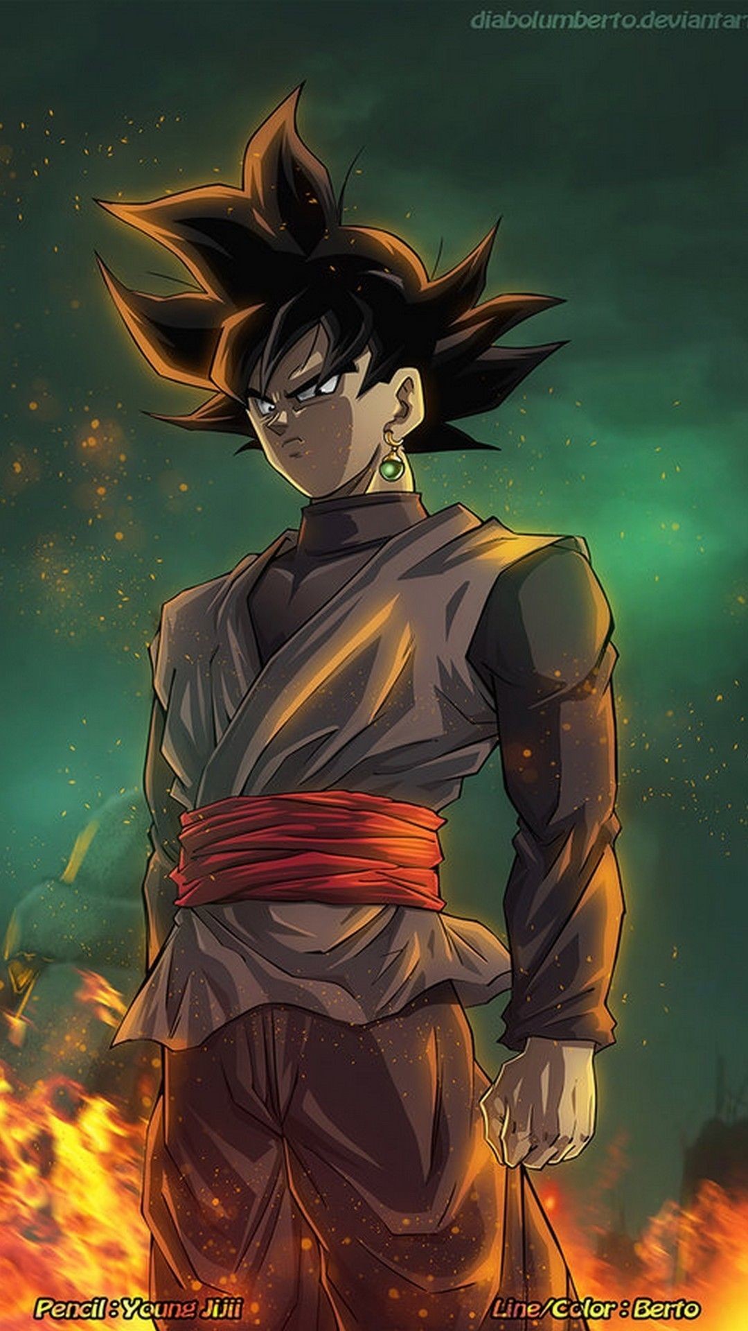 1080x1920 Wallpaper Android Black Goku - Best Android Wallpapers