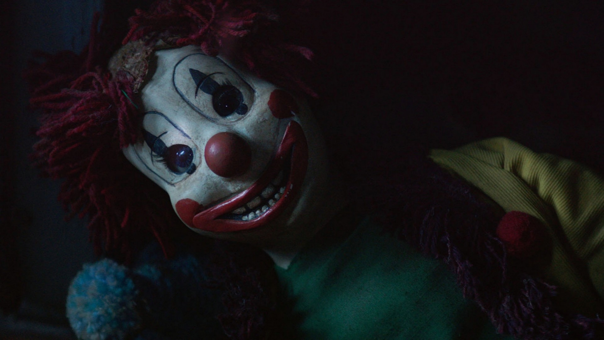 1920x1080 Preview wallpaper poltergeist, 2015, clown, toy, horror 