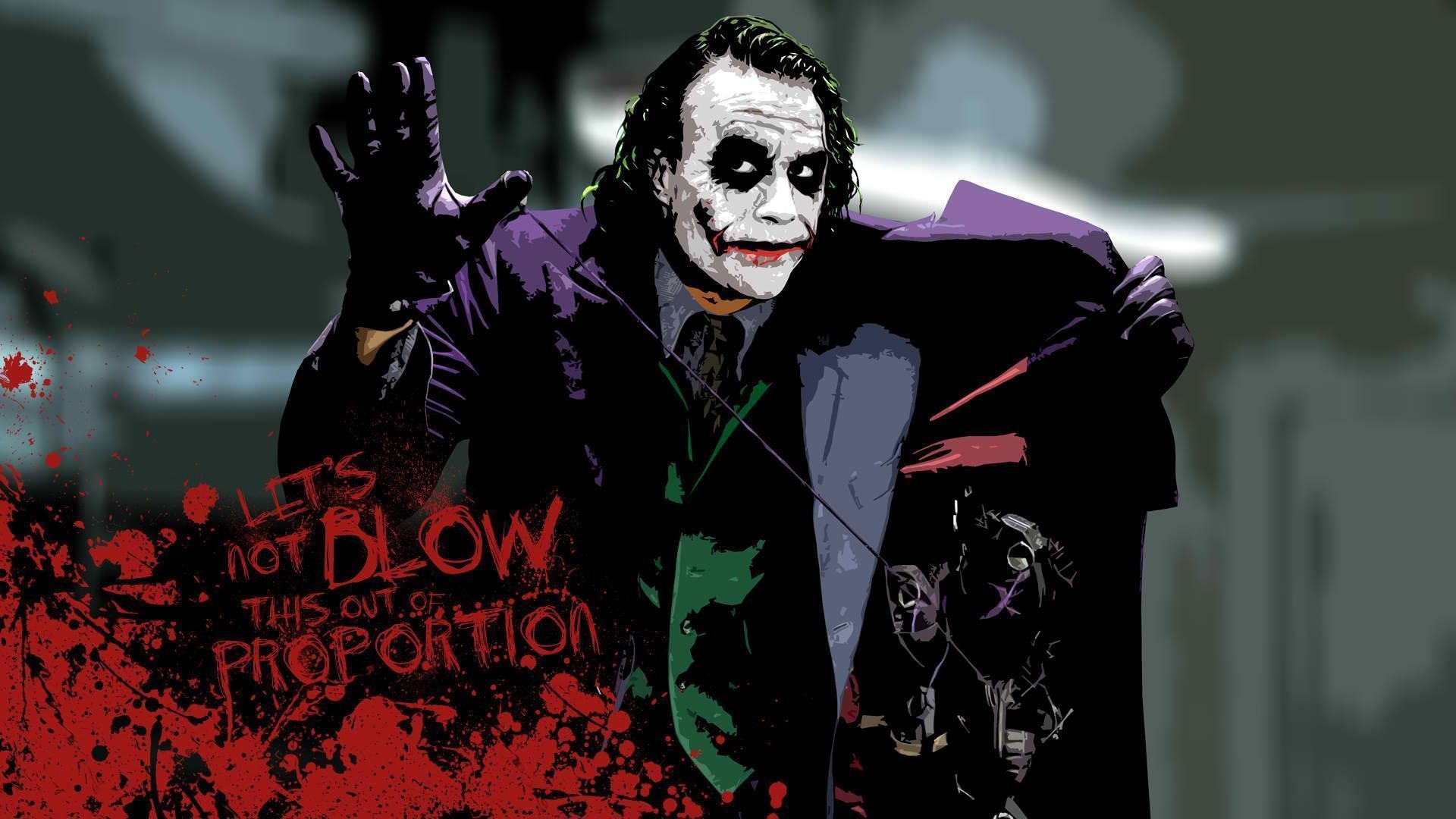 1920x1080 Batman Joker Wallpaper Dark Knight Images & Pictures - Becuo