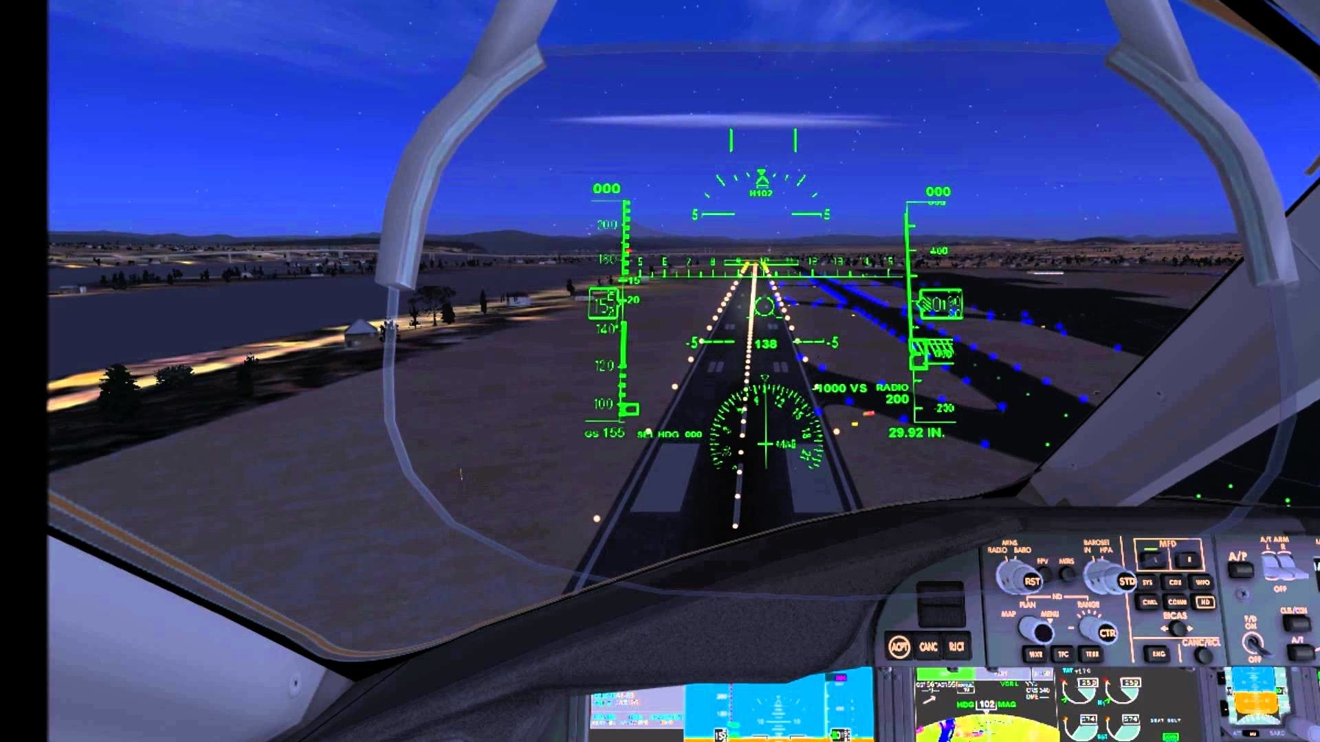 1920x1080 (HD) FSX 787-8 Cockpit Landing! - YouTube