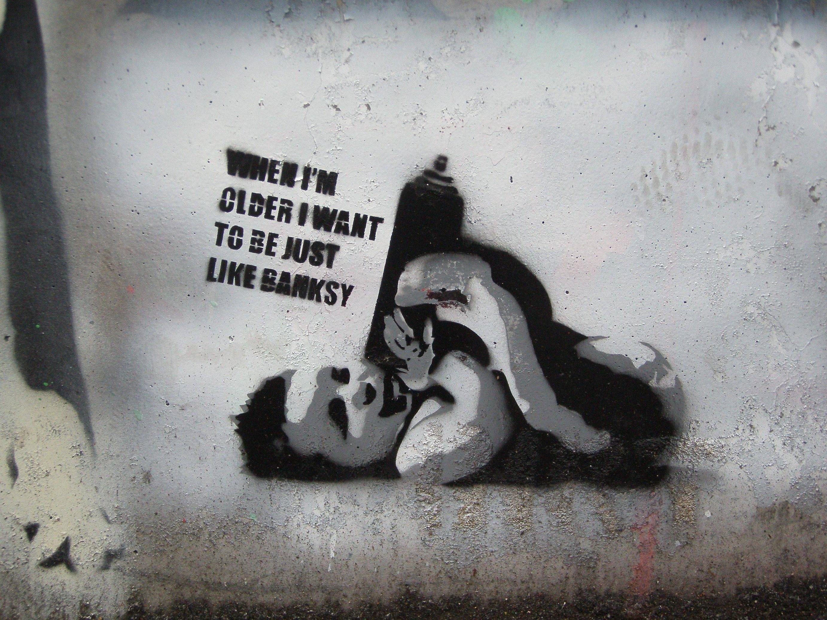 2765x2074 Graffiti By Banksy - Viewing Gallery