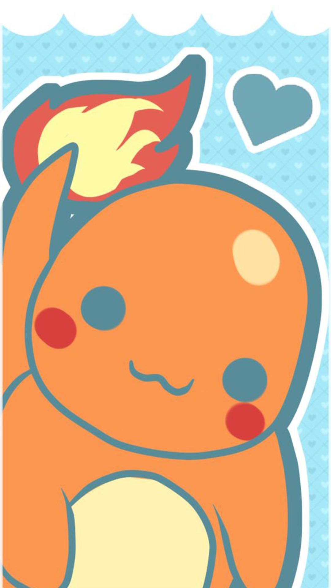 1080x1920 This Charmander wallpaper is so cute, it's easy to forget that he's a  fire-breathing dragon!