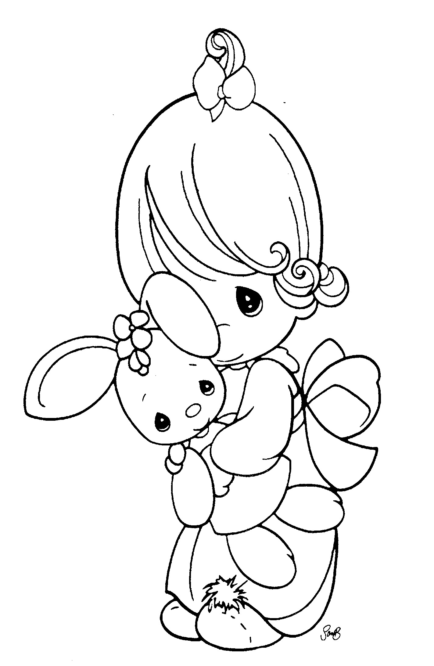 1423x2183 Here is a collection of some of the finest Precious Moments coloring pages,  chosen based