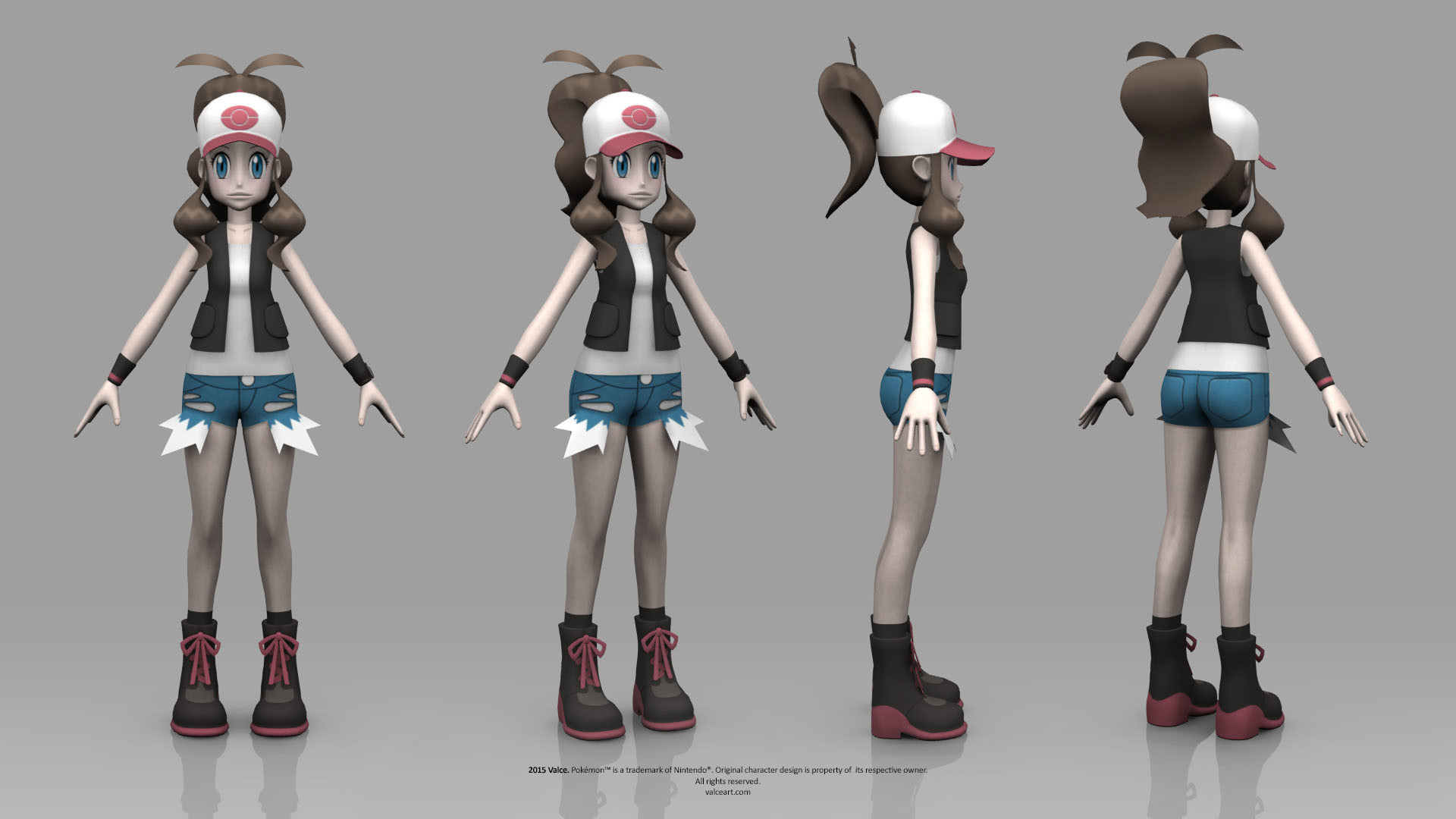 1920x1080 ... Pokemon Black and White - Hilda by TheRealValce