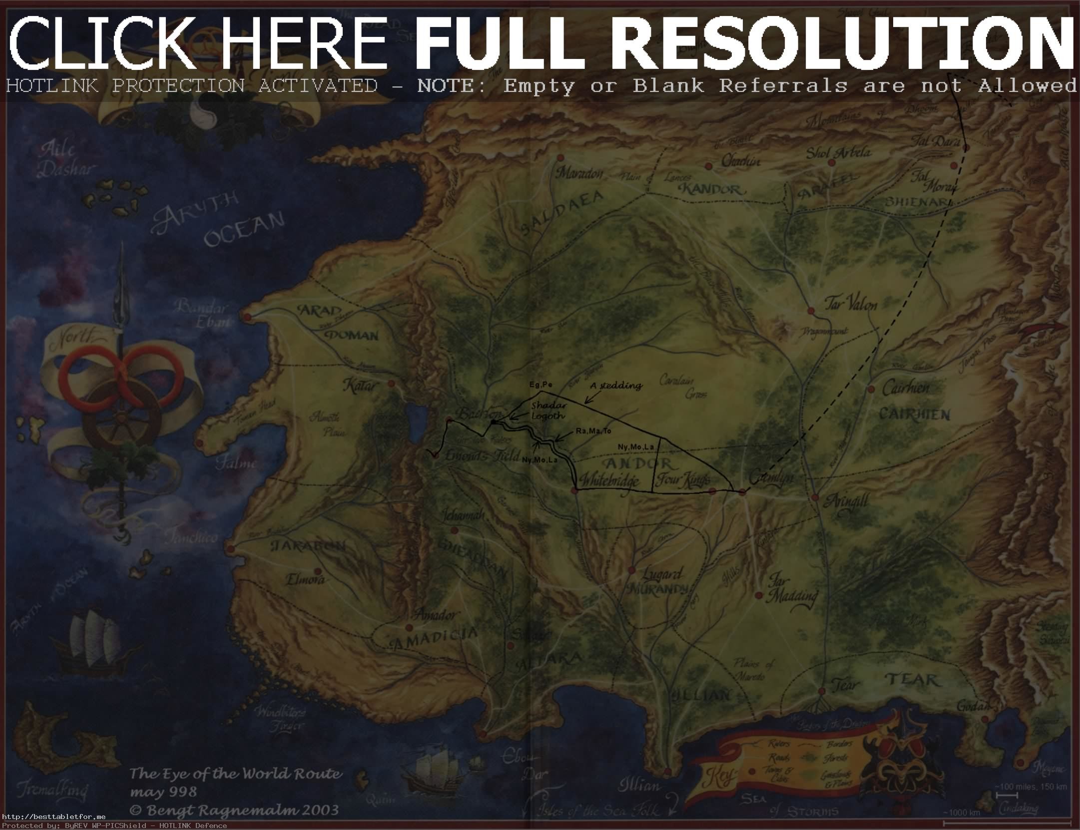 2162x1662 The Wheel Of Time Routes In World Map