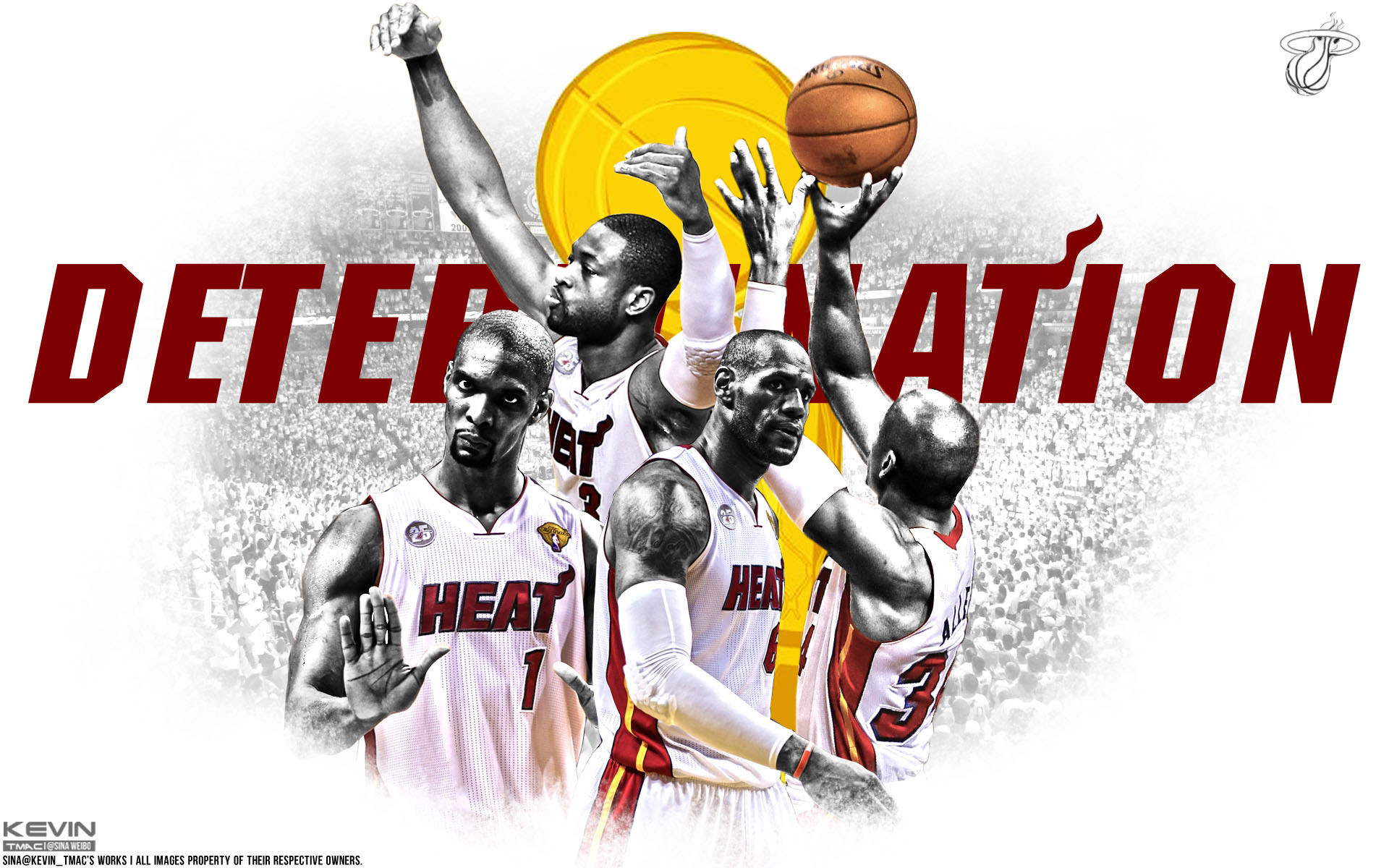 1920x1200 Miami Heat 2013 NBA Finals Game 6 Determination  Wallpaper
