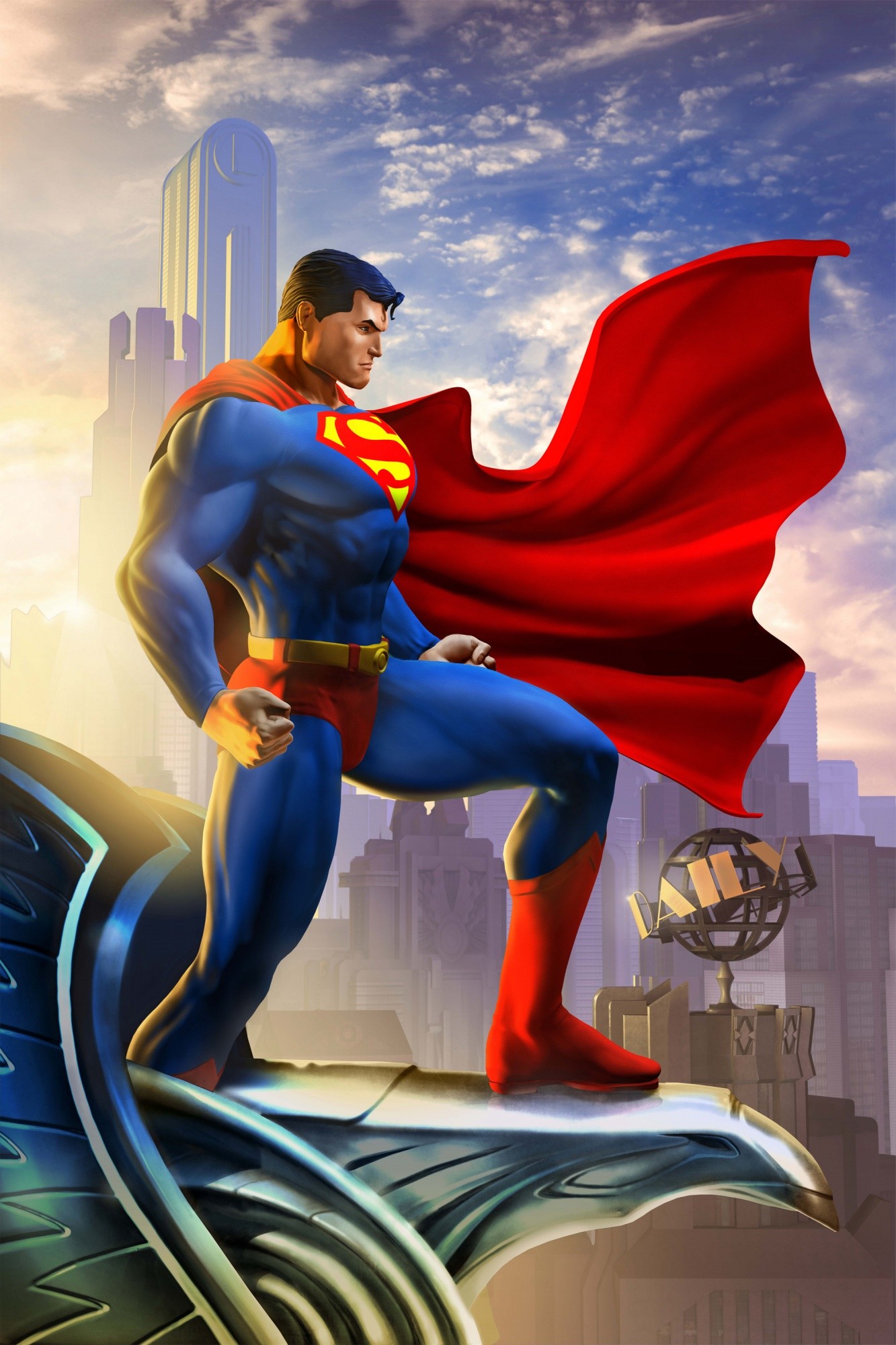 1333x2000 superman | ... for news: New screenshots and Superman artwork from DC  Universe