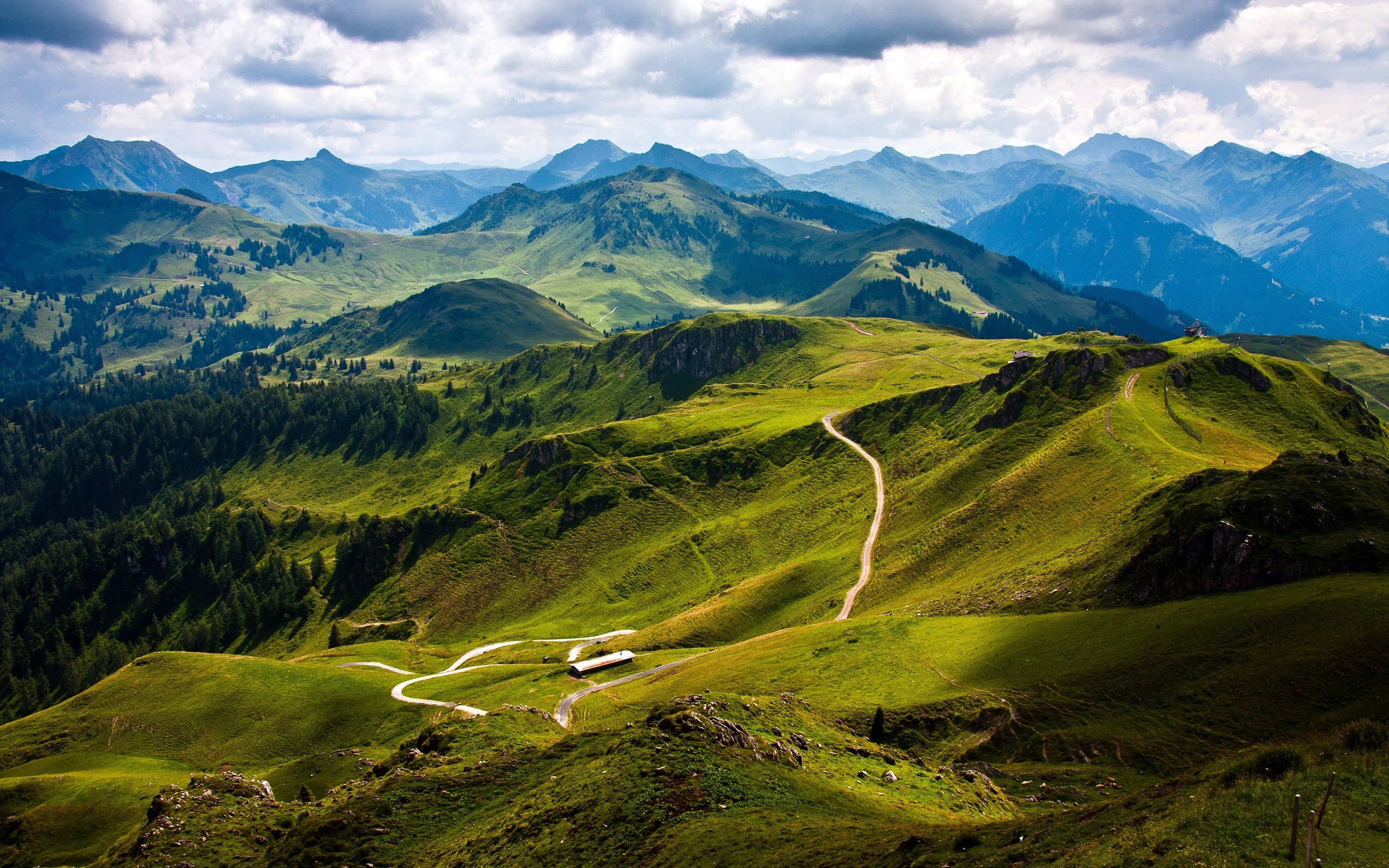 HD desktop wallpaper: Mountains, Cars, Forest, Nature, Road, Car download  free picture #84717
