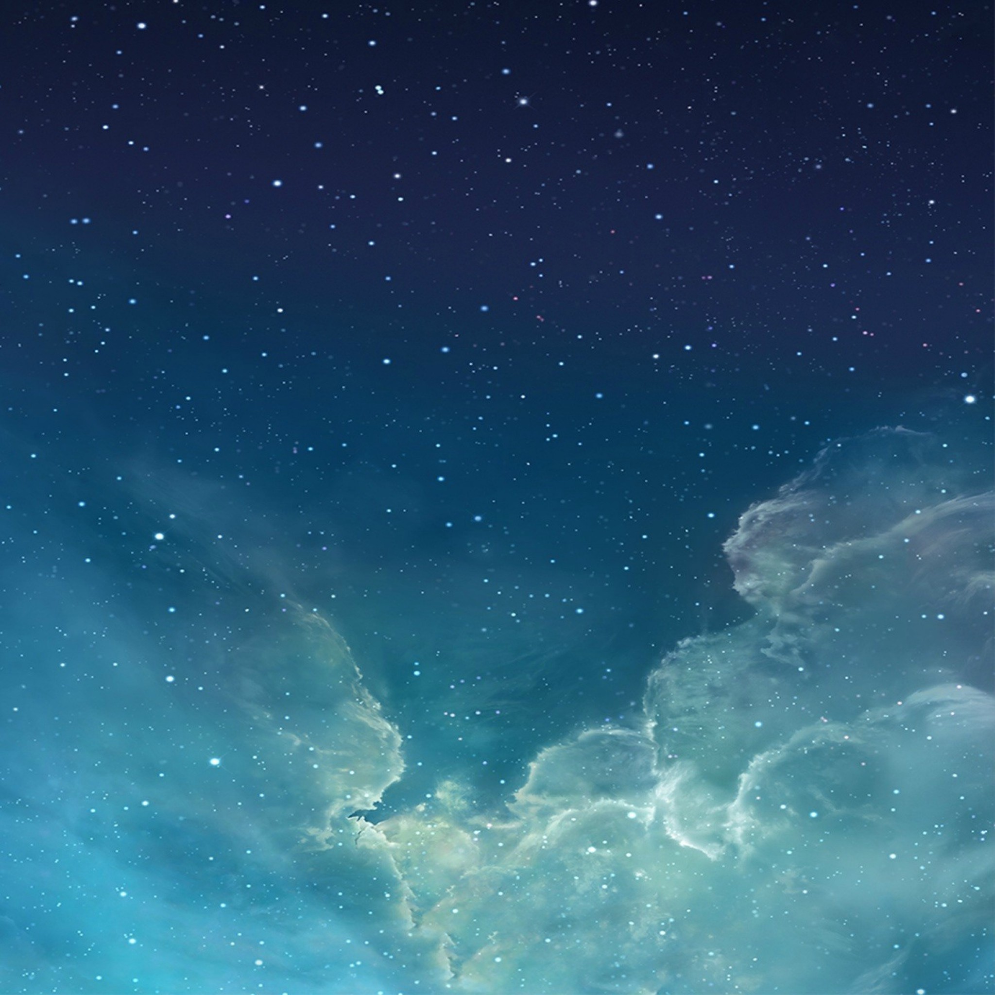 2048x2048  Wallpaper sky, stars, clouds, abstract