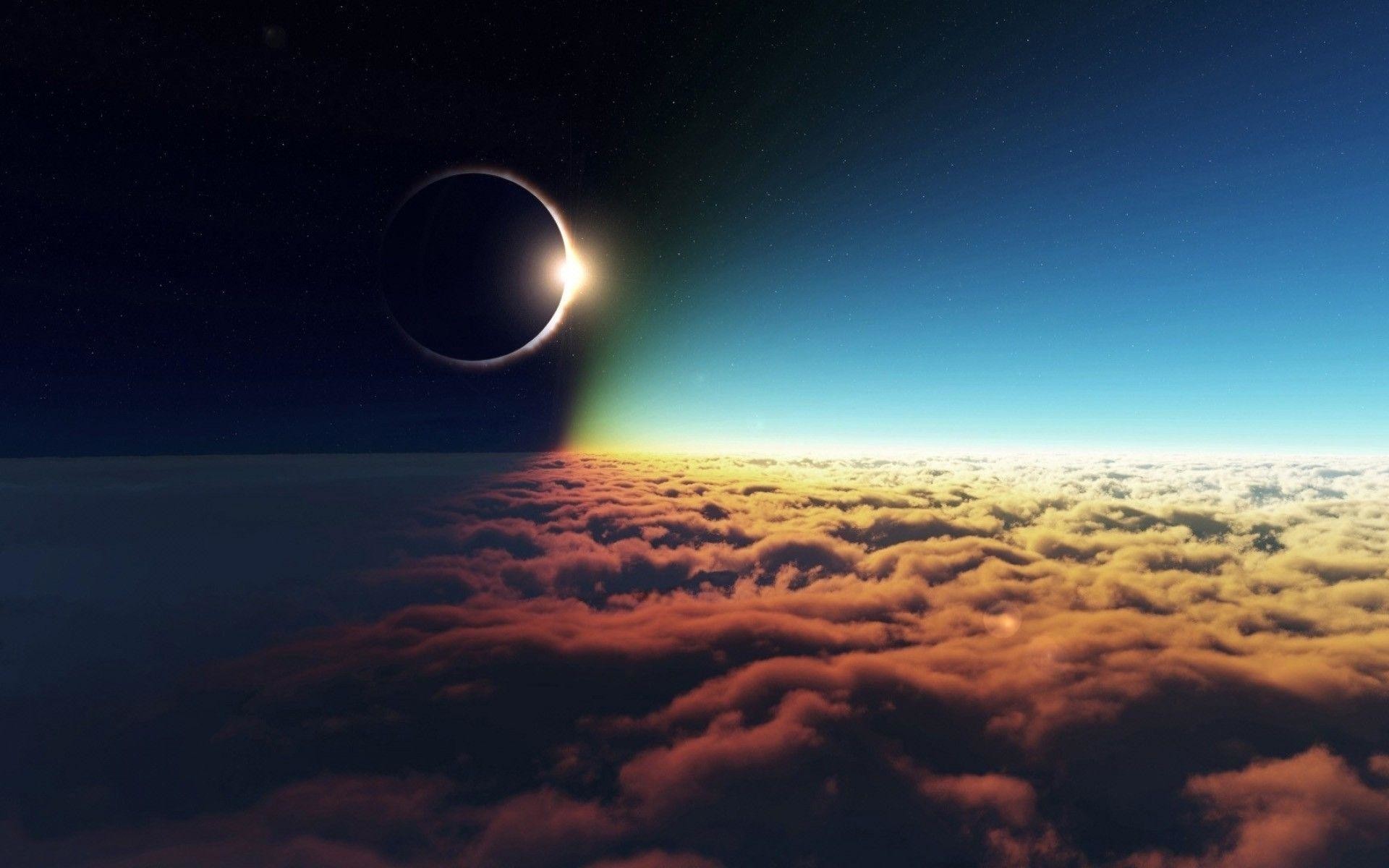 1920x1200 Awesome Solar Eclipse Wallpaper 12884