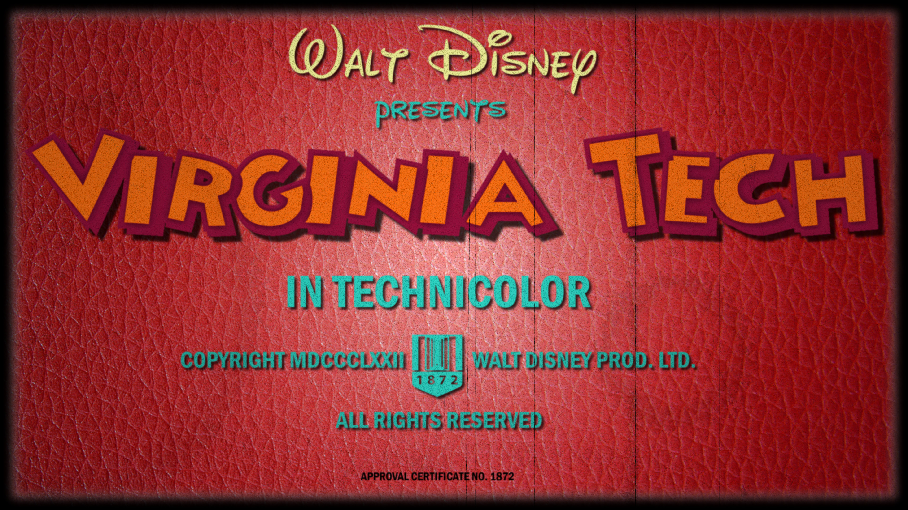 3840x2160 I've been making Virginia Tech wallpapers based on the past. I just  finished this Mickey Mouse style one today ...