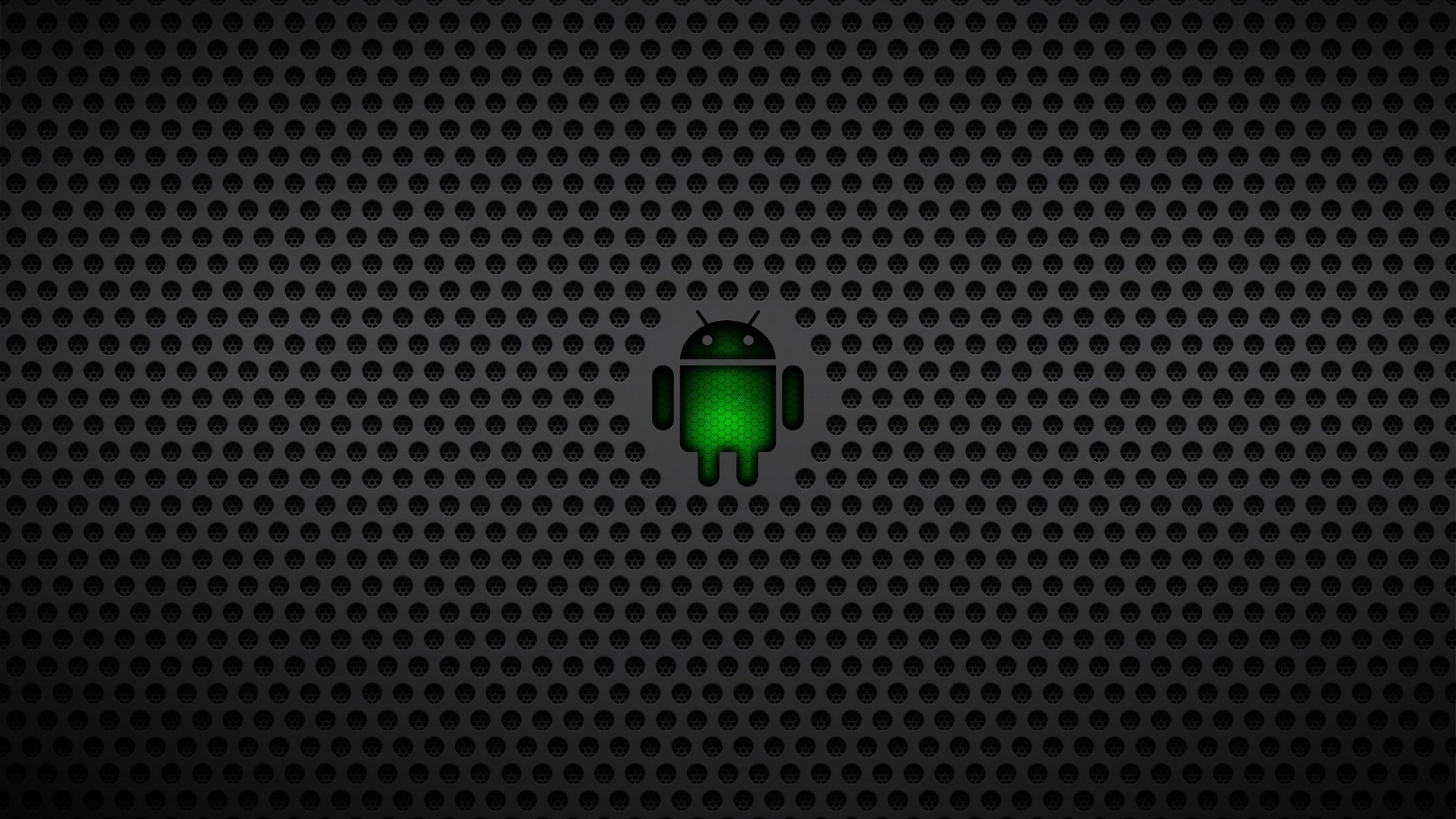 1920x1080  Wallpaper android, operating system, os, green, black, mesh