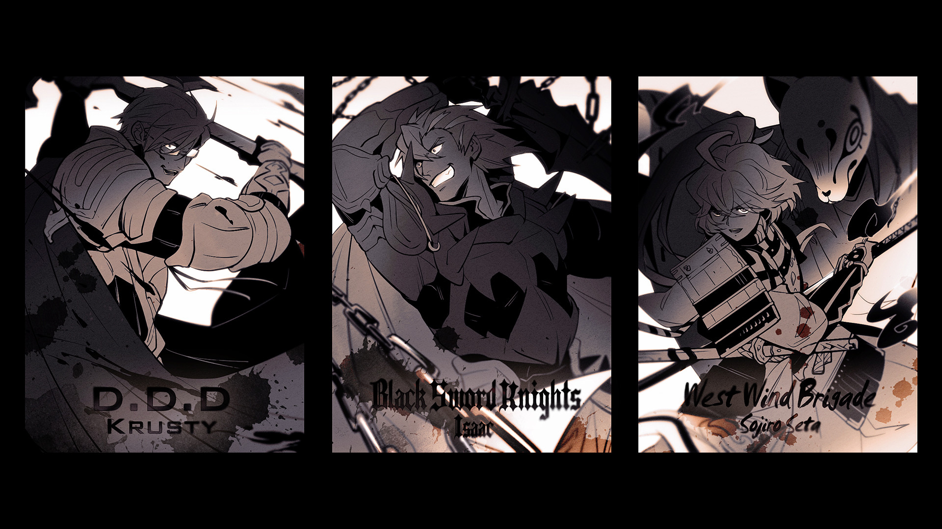 1920x1080 Krusty Isaac Soujiro 3z HD Wallpaper. Anime & Manga + Log Horizon