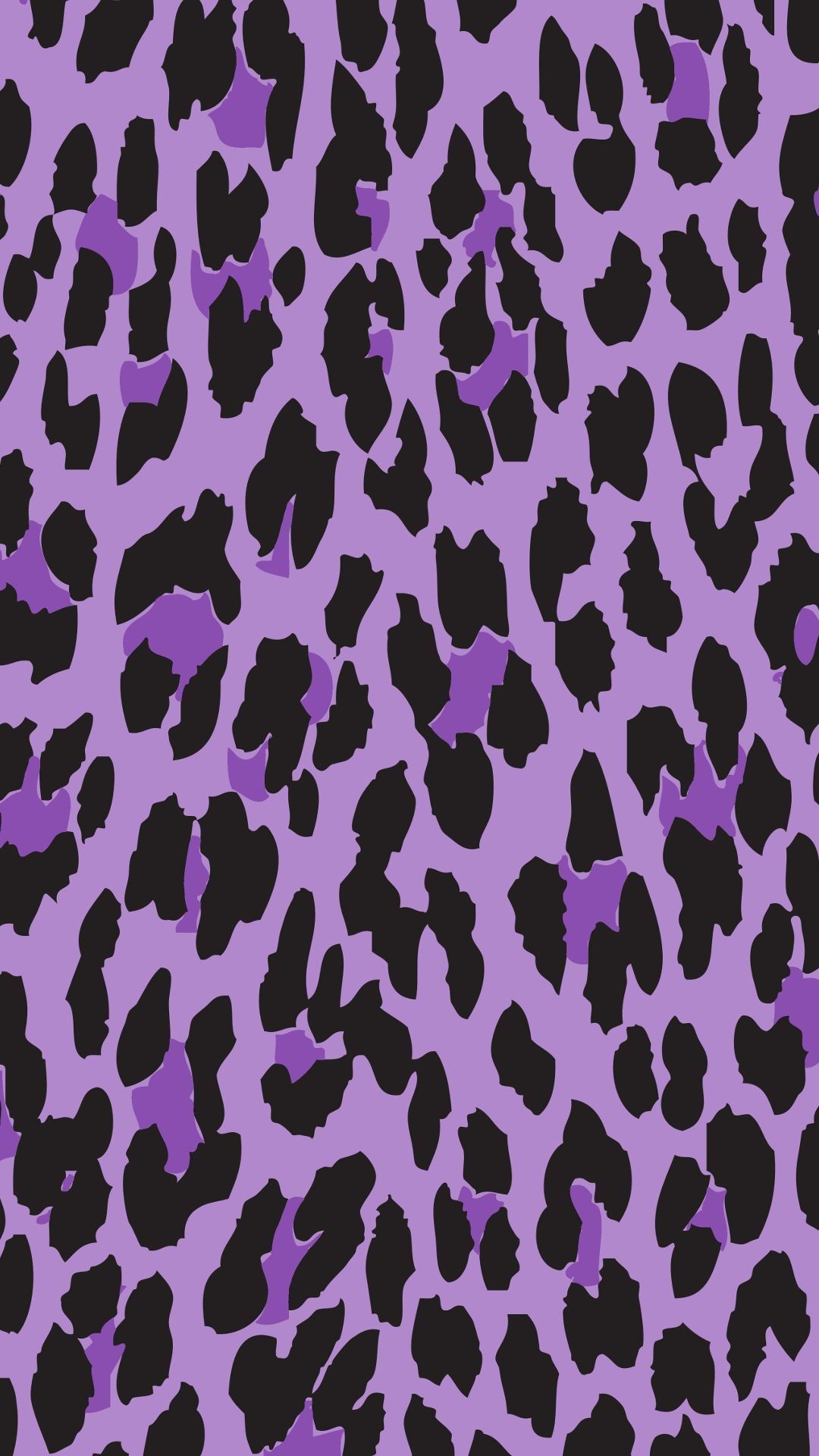 1080x1920 Leopard iPhone 6 Plus Wallpaper - Purple Black
