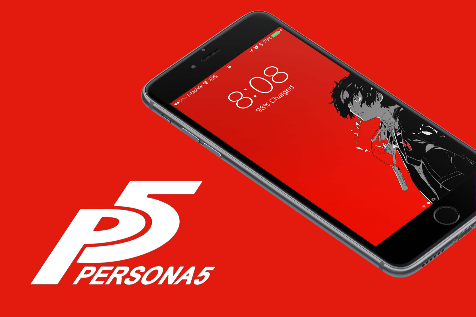 2000x1333 Persona 5 was released last week and it's a truly marvelous game that's  oozing with style. As I tend to do, I made a wallpaper for my phone to  bring a ...