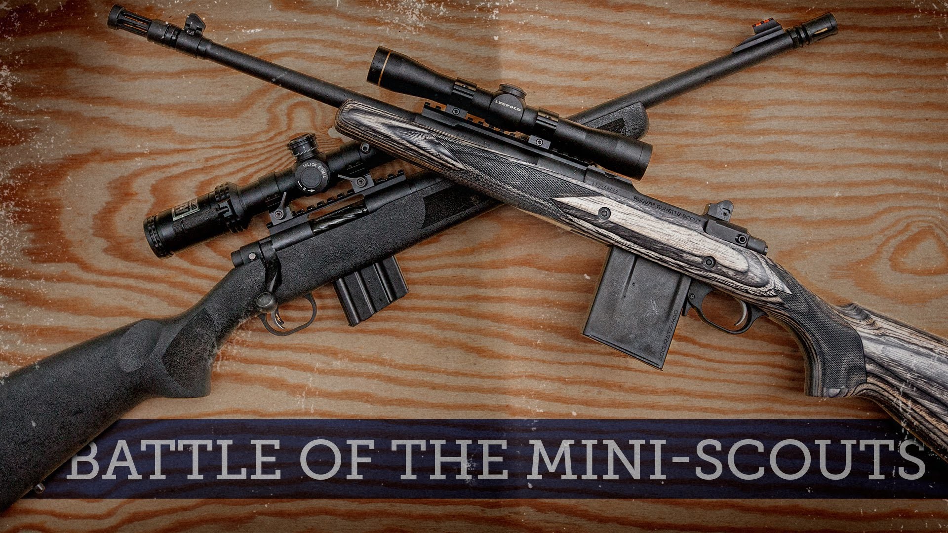 1920x1080 Battle of the Mini-Scouts: Ruger Gunsite Scout vs Mossberg MVP Patrol 5.56  NATO - YouTube