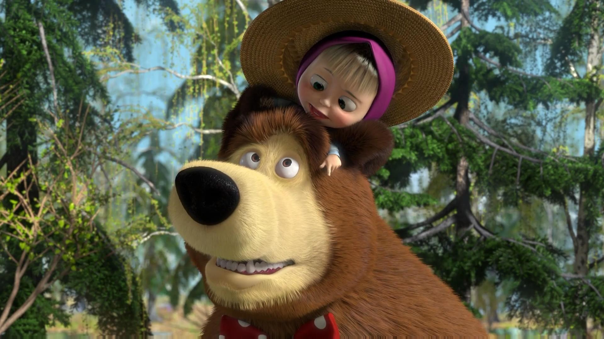 1920x1080 wallpapers free masha and the bear