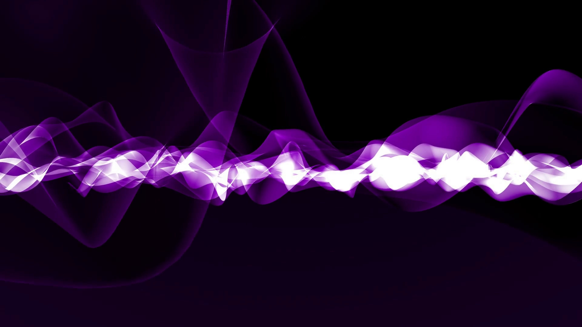 1920x1080 Abstract neon wave motion background Purple