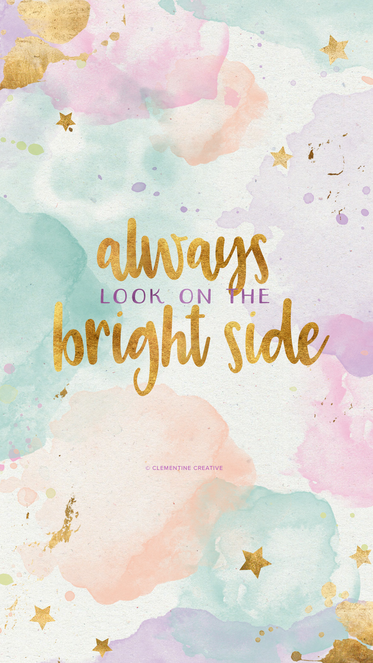 1242x2208 Always Look on the Bright Side iPhone wallpaper background lockscreen
