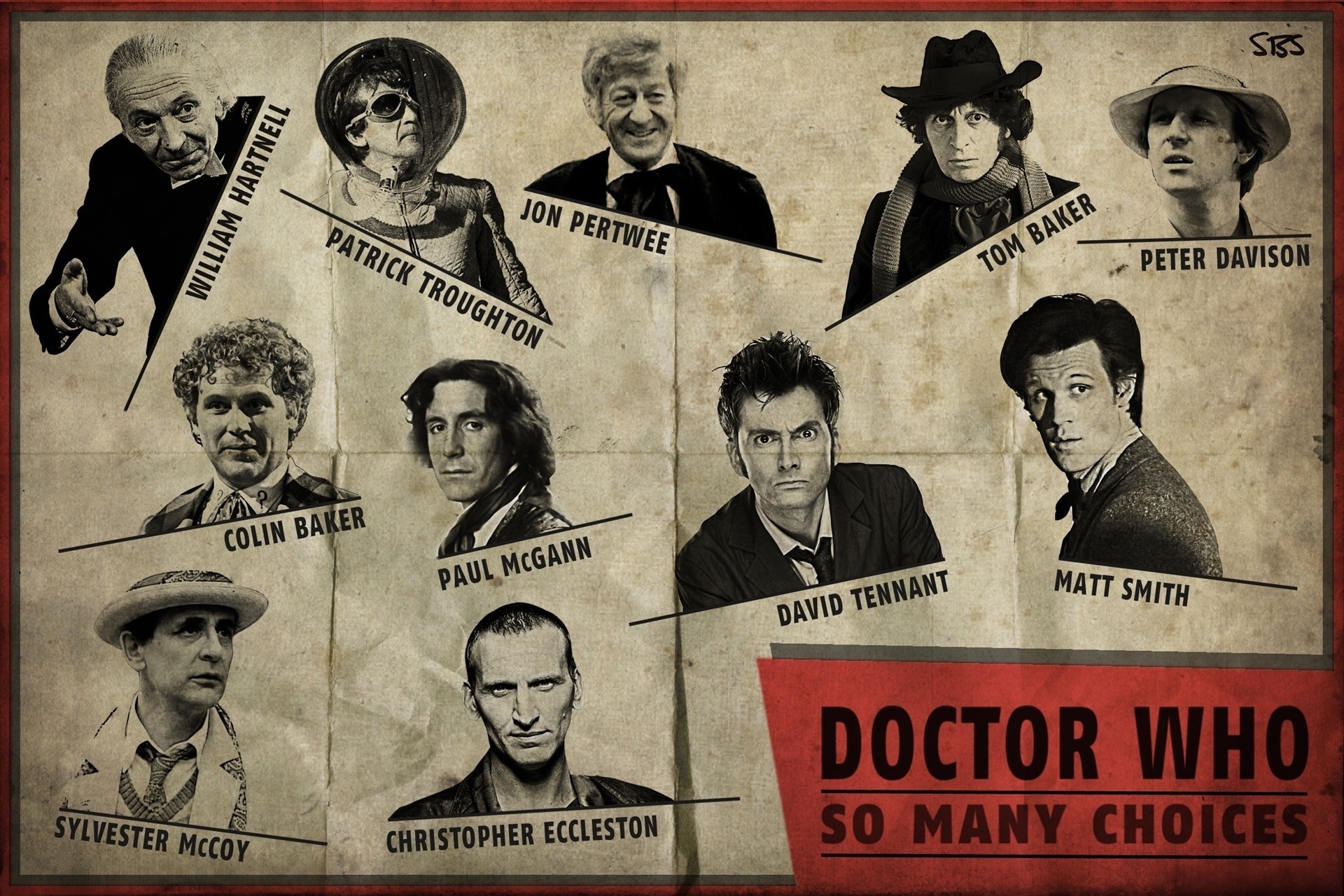 1920x1280 doctor who the doctor david tennant christopher eccleston matt smith tom  baker artwork wallpaper and background