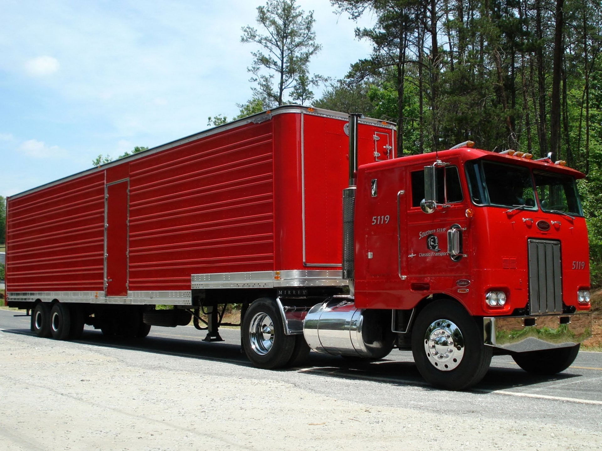 1920x1440 peterbilt wagon truck red as the from terminator trailer