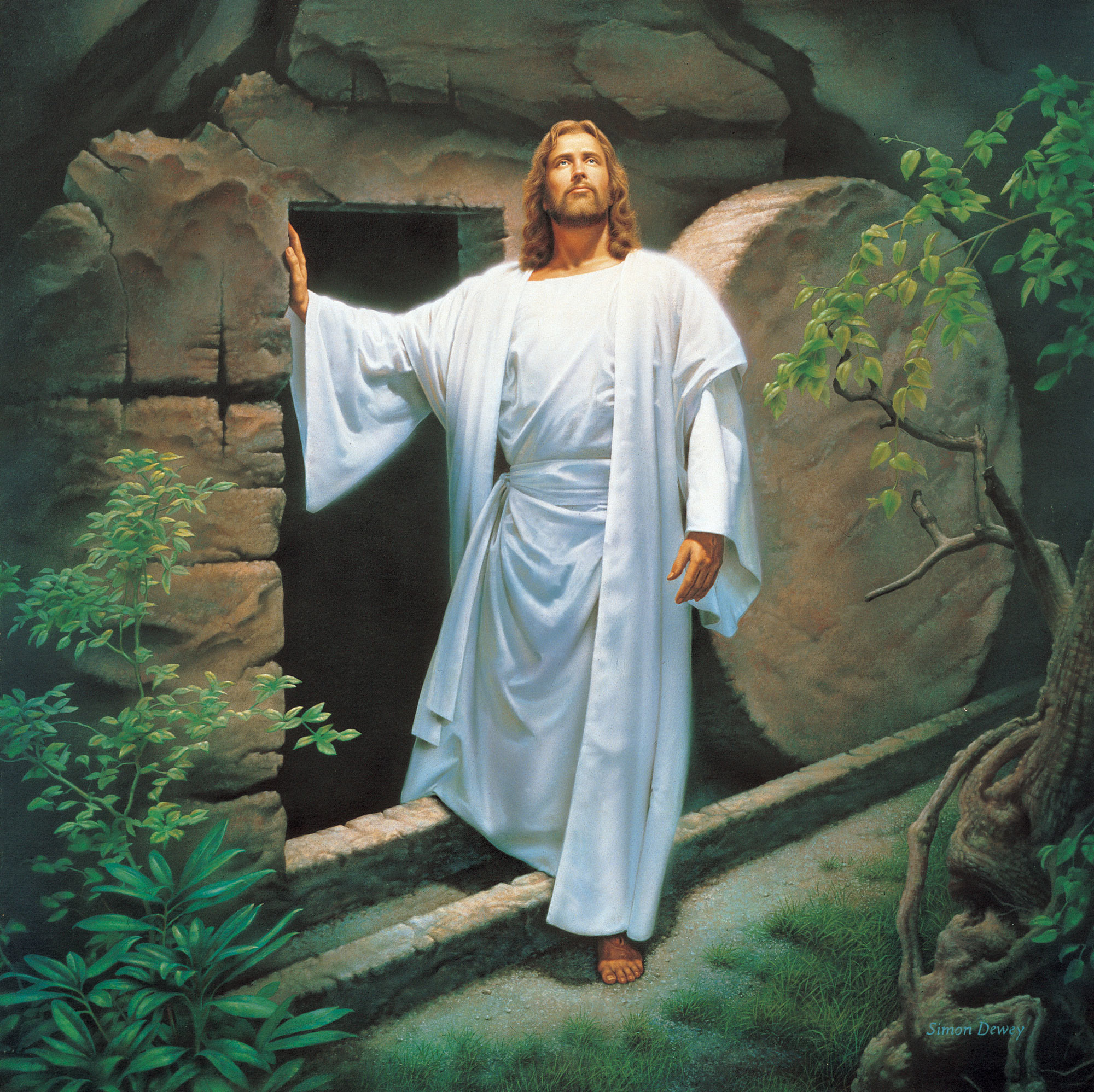 2000x1997 Jesus Christ brough about the resurrection of the dead, thus overcoming the  bands of death