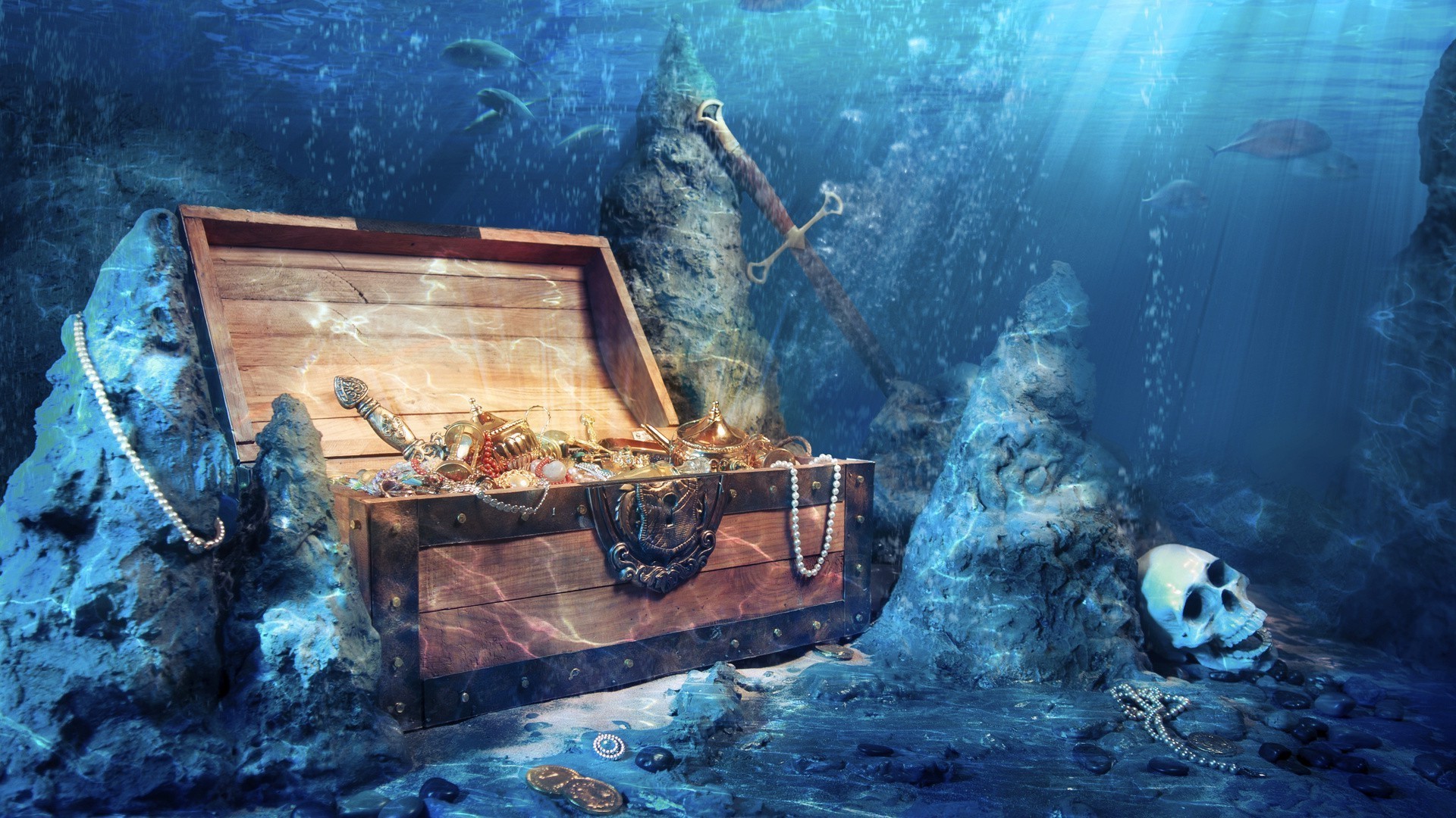 1920x1080 Marine life water underwater shipwreck fish one calamity recreation ocean  HD wallpaper. Android wallpapers for free.