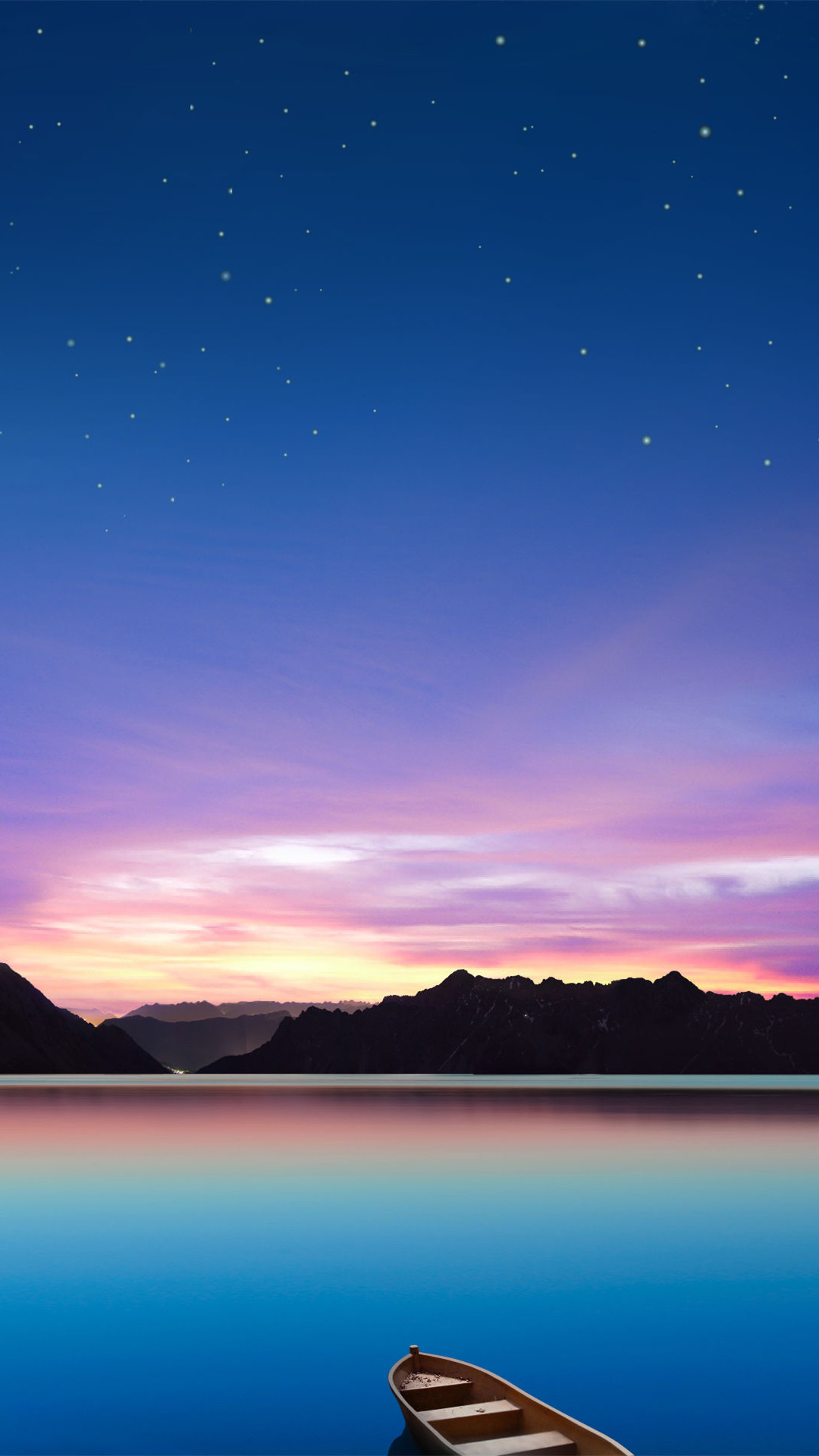 1080x1920 Wonderful Lake Night iPhone 6 wallpaper