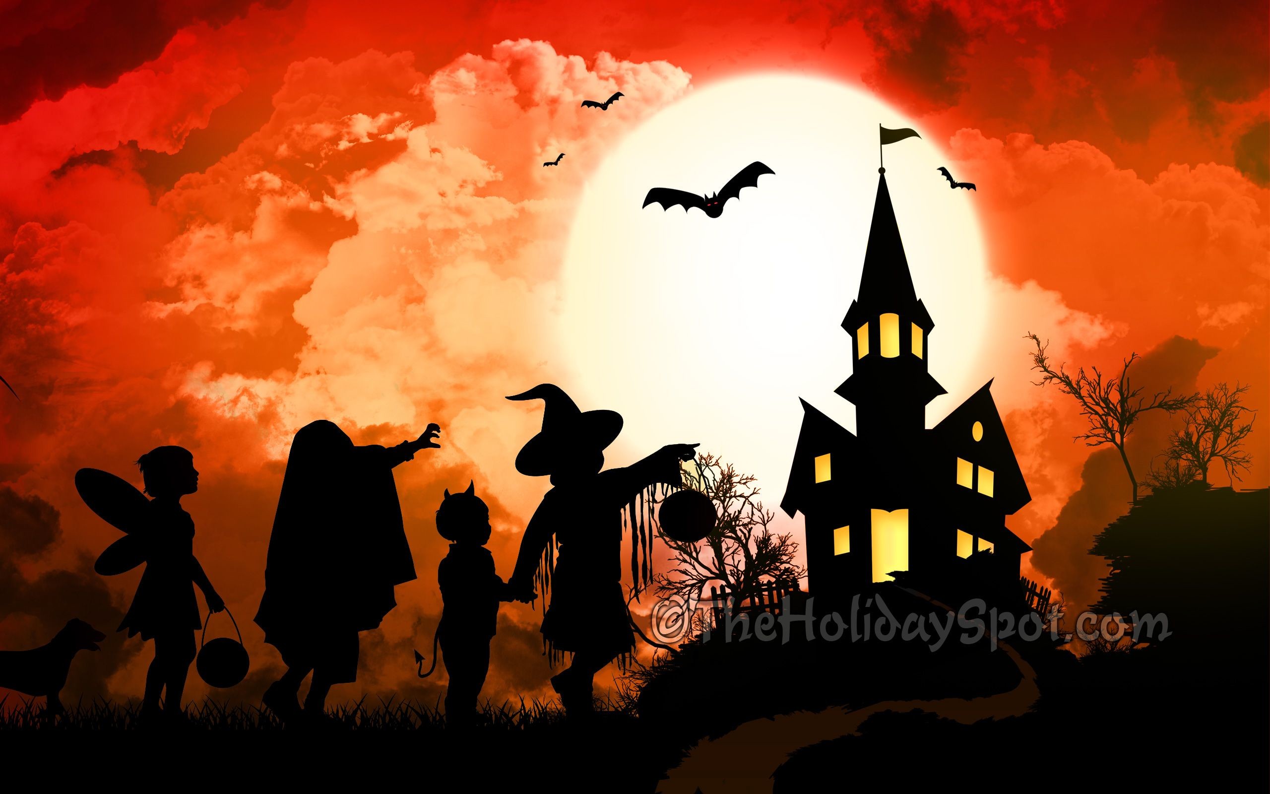2560x1600 cute halloween wallpaper | Give a scary treat to everyone by forwarding as  well downloading this .