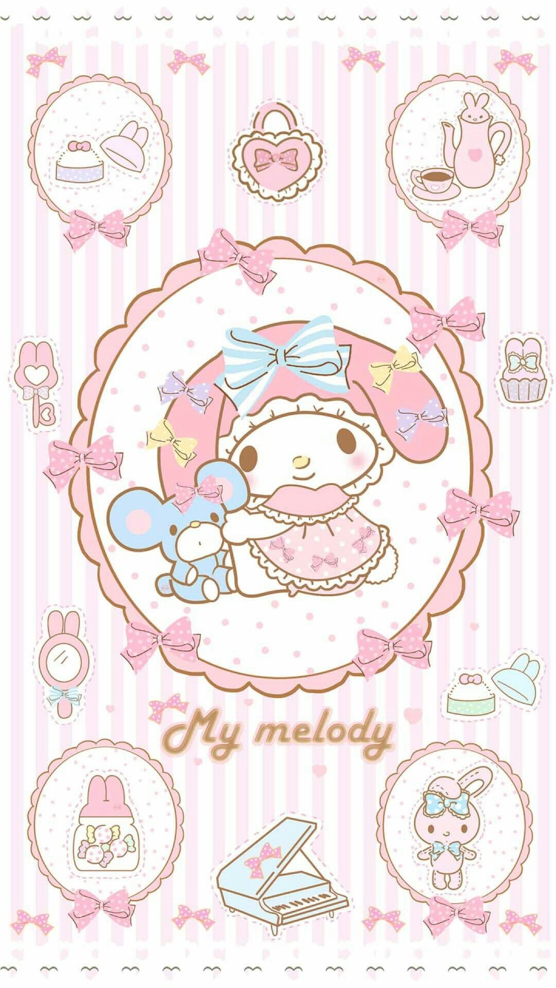 1080x1920 My Melody. Sanrio WallpaperKawaii WallpaperIphone ...