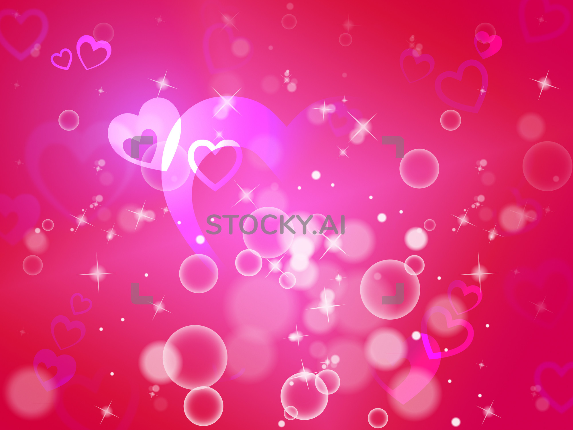 2000x1500 Image of Hearts Background Means Shiny Hearts Wallpaper Or Romanticism