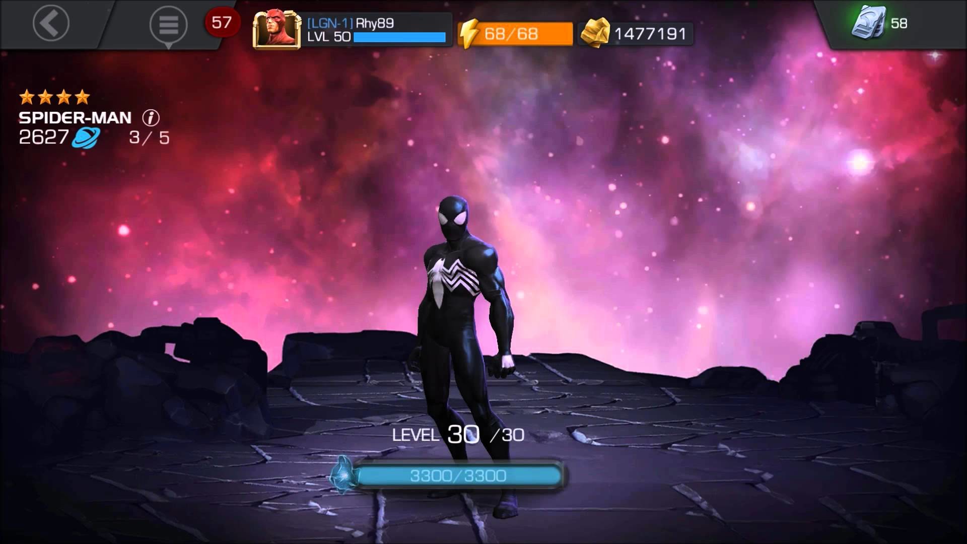 1920x1080 Ranking Up 4 Star Spider man [Symbiote Variant] and signature ability in  action!