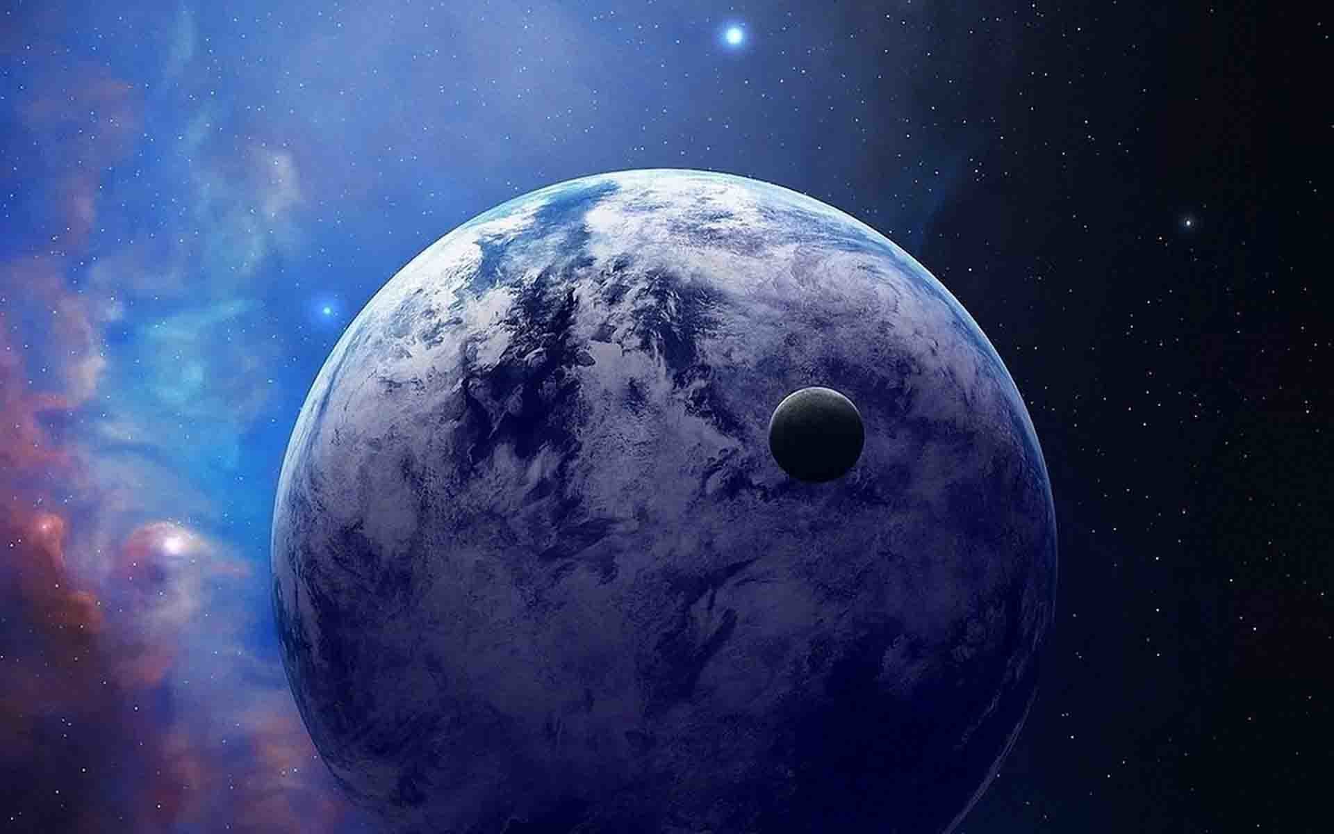 1920x1200 Planet earth in space HD wallpaper