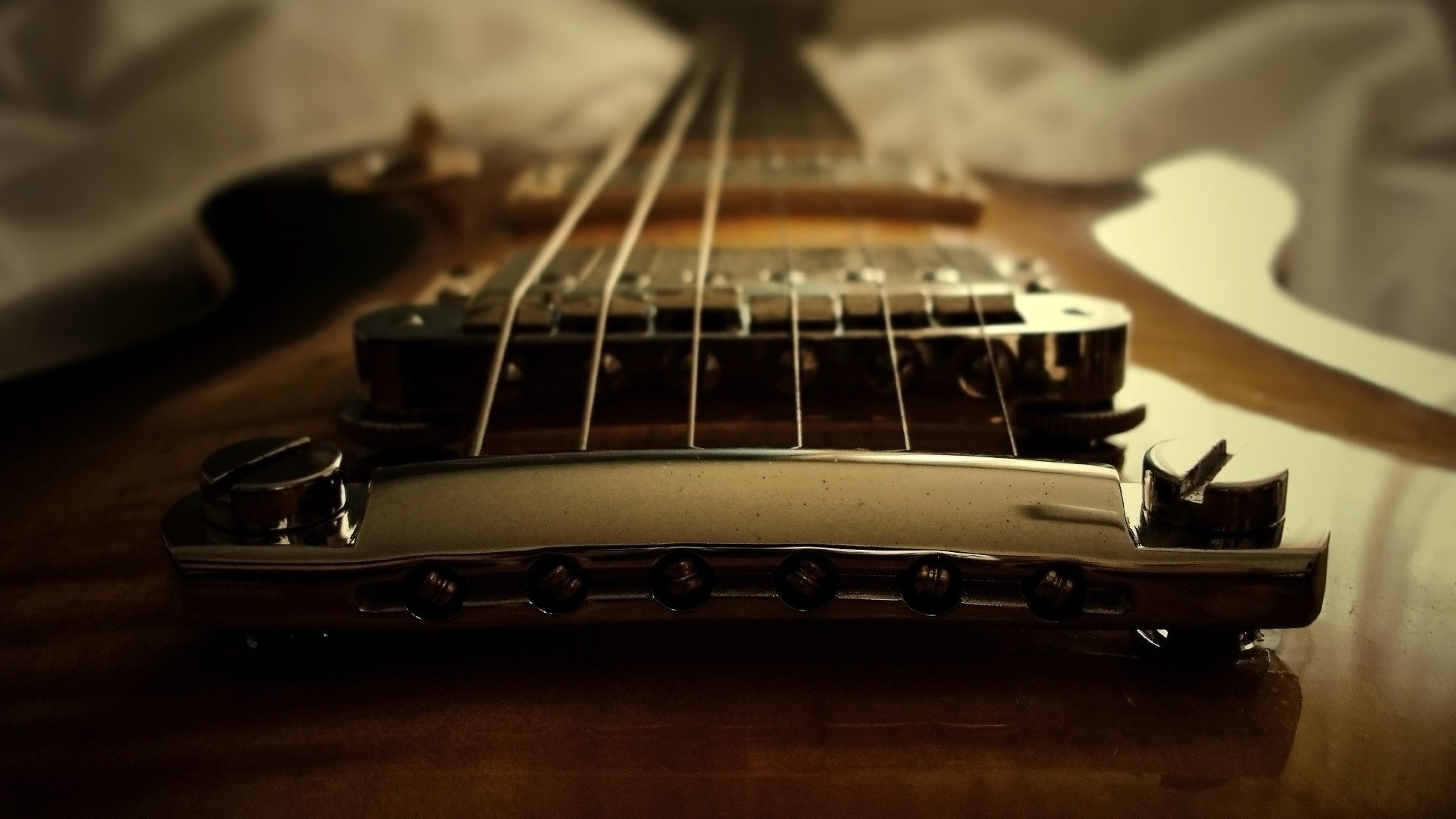 1920x1080 guitar, strings, reflection