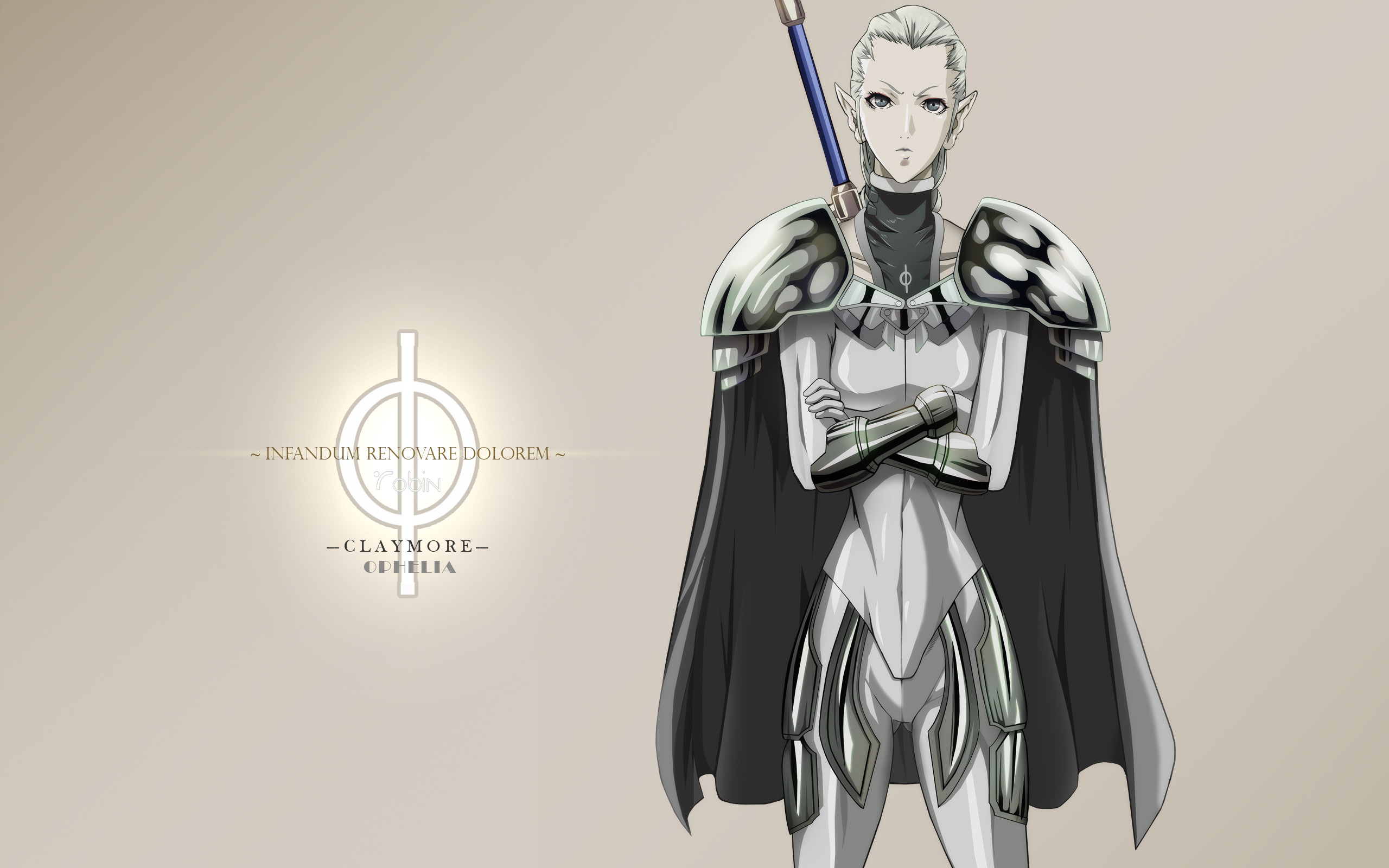 2560x1600 Tags: Anime, Claymore, Ophelia (Claymore), HD Wallpaper, Wallpaper