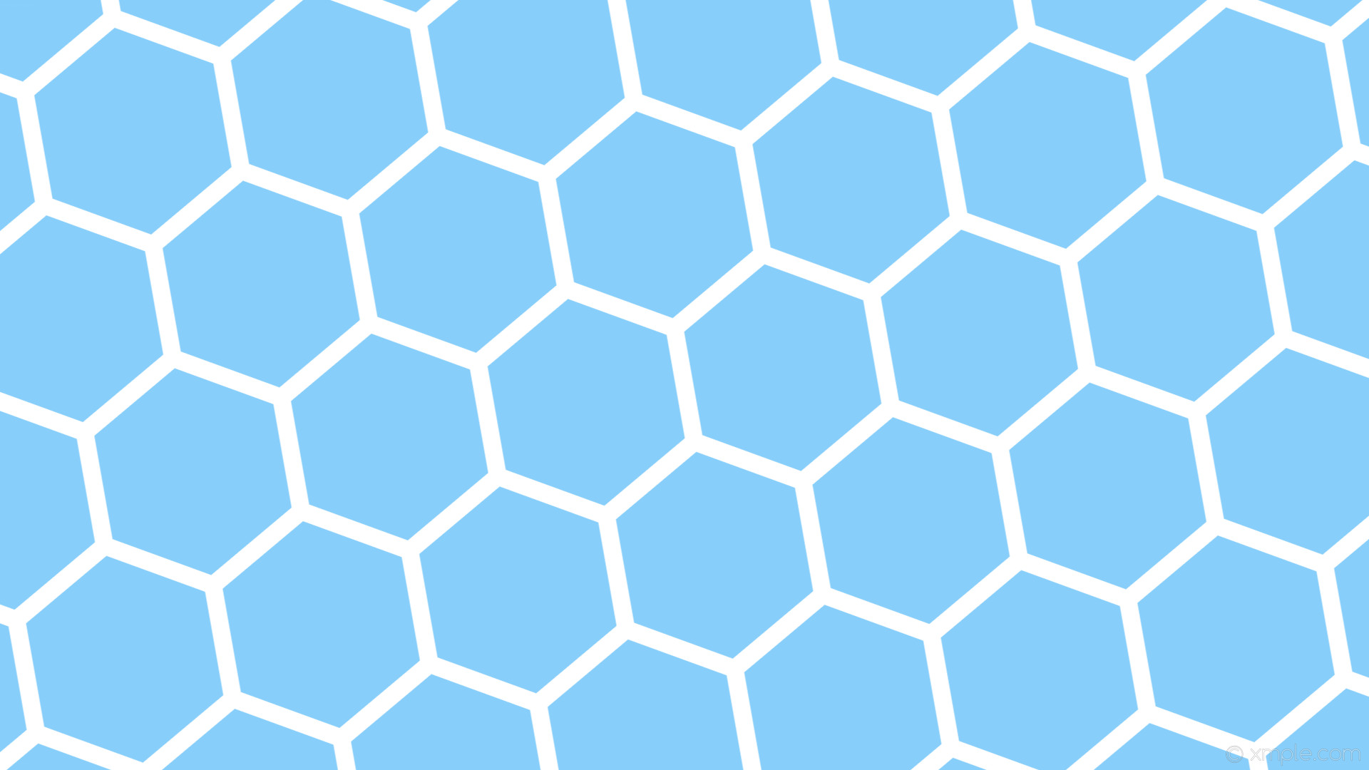 1920x1080 wallpaper beehive white honeycomb blue hexagon light sky blue #87cefa  #ffffff diagonal 10Â°